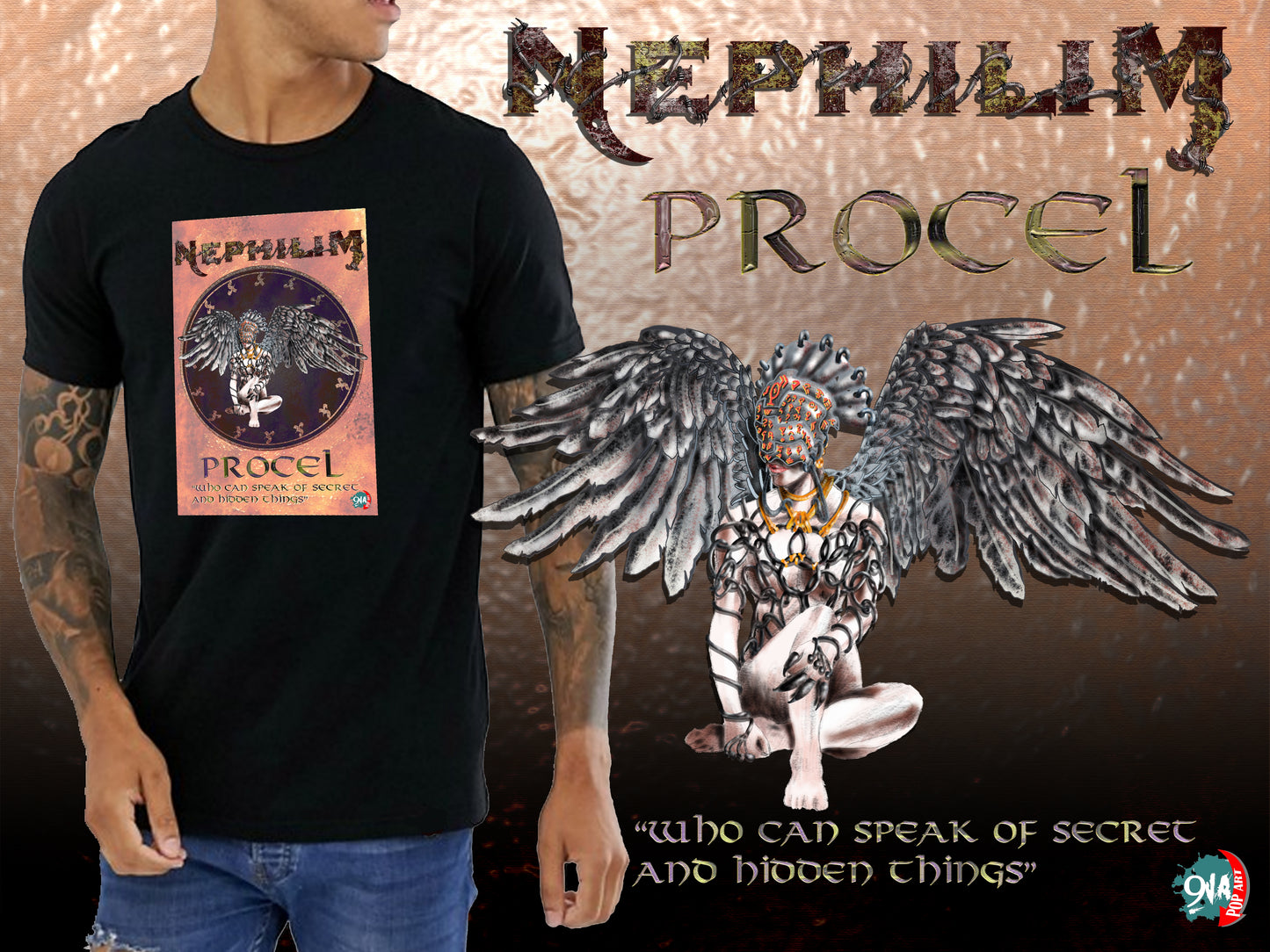 Nephilim: Procel - 9ja Pop Art Custom T-Shirt/Wearable Art Store