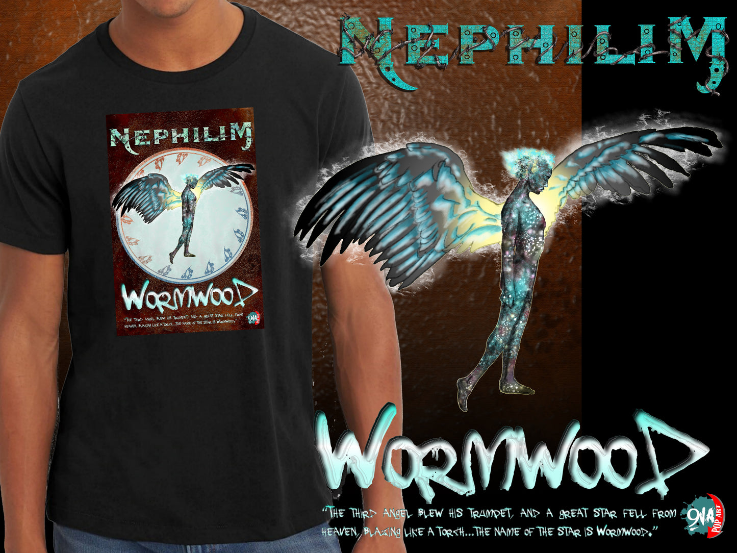 Nephilim: Wormwood - 9ja Pop Art Custom T-Shirt/Wearable Art Store