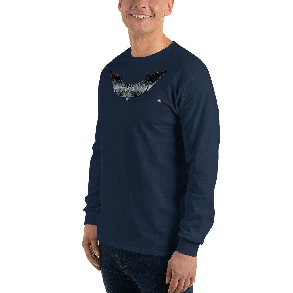 Bat Doodle Metal Series: Onyx Long Sleeve Shirt - 9ja Pop Art Custom T-Shirt/Wearable Art Store