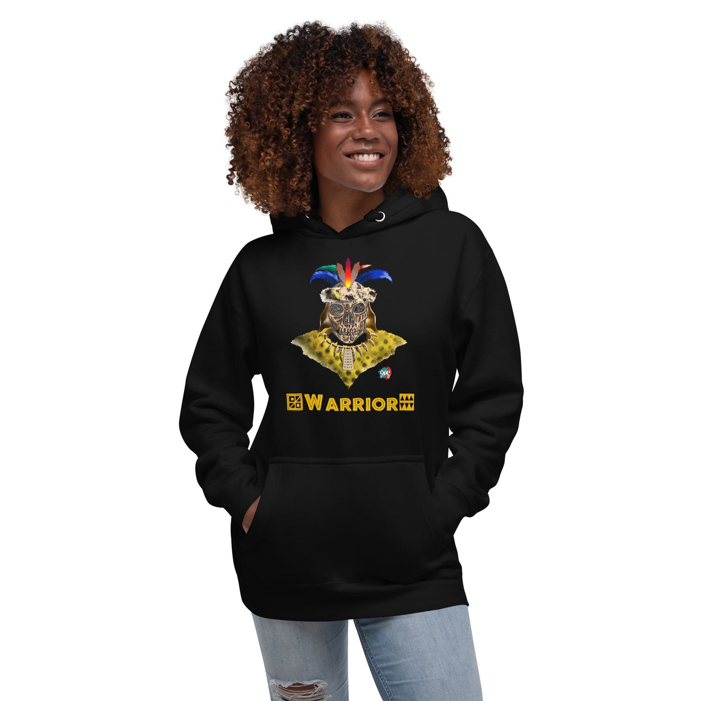 Unisex Hoodie warrior: Zulu - 9ja Pop Art Custom T-Shirt/Wearable Art Store