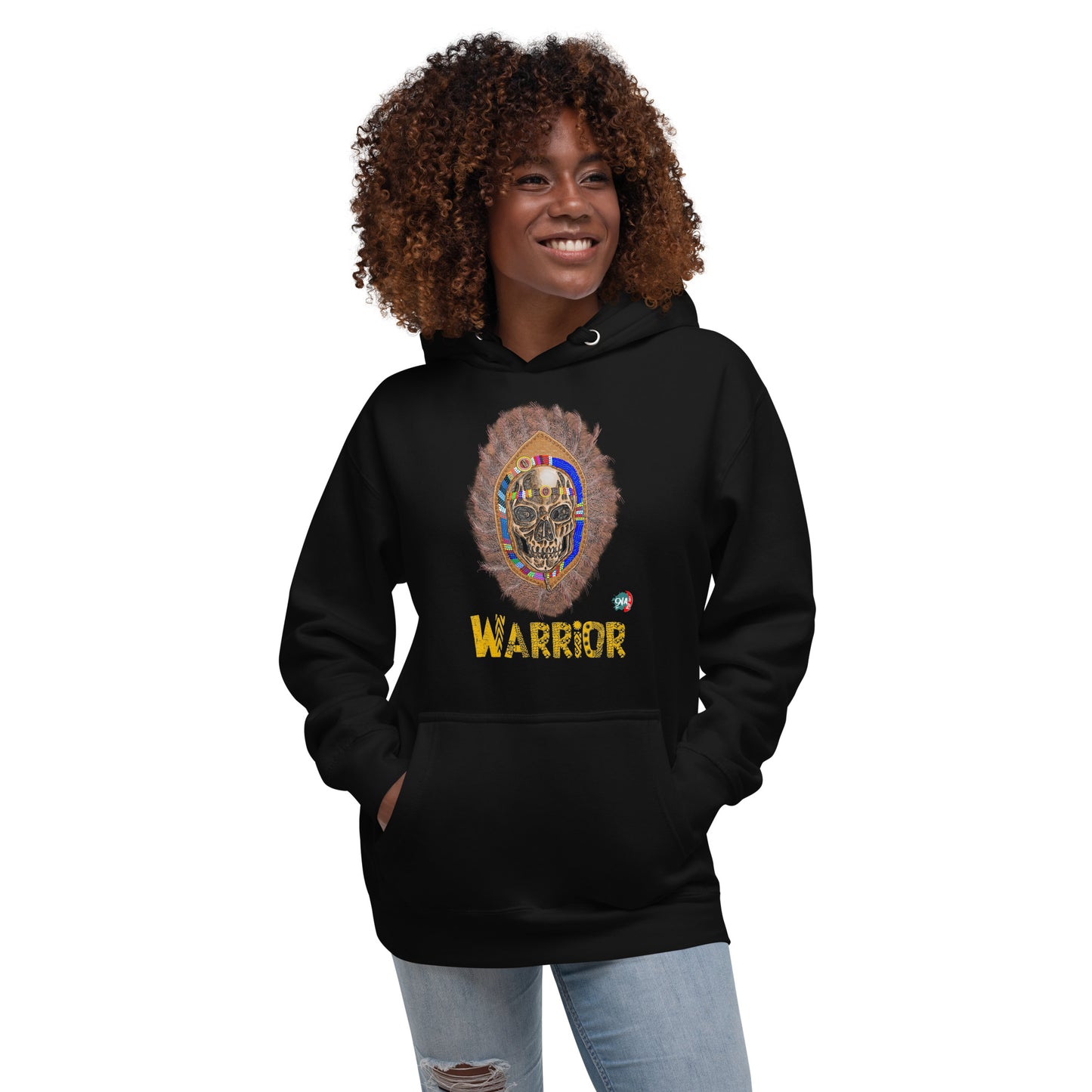Unisex Hoodie warrior: Maasai - 9ja Pop Art Custom T-Shirt/Wearable Art Store