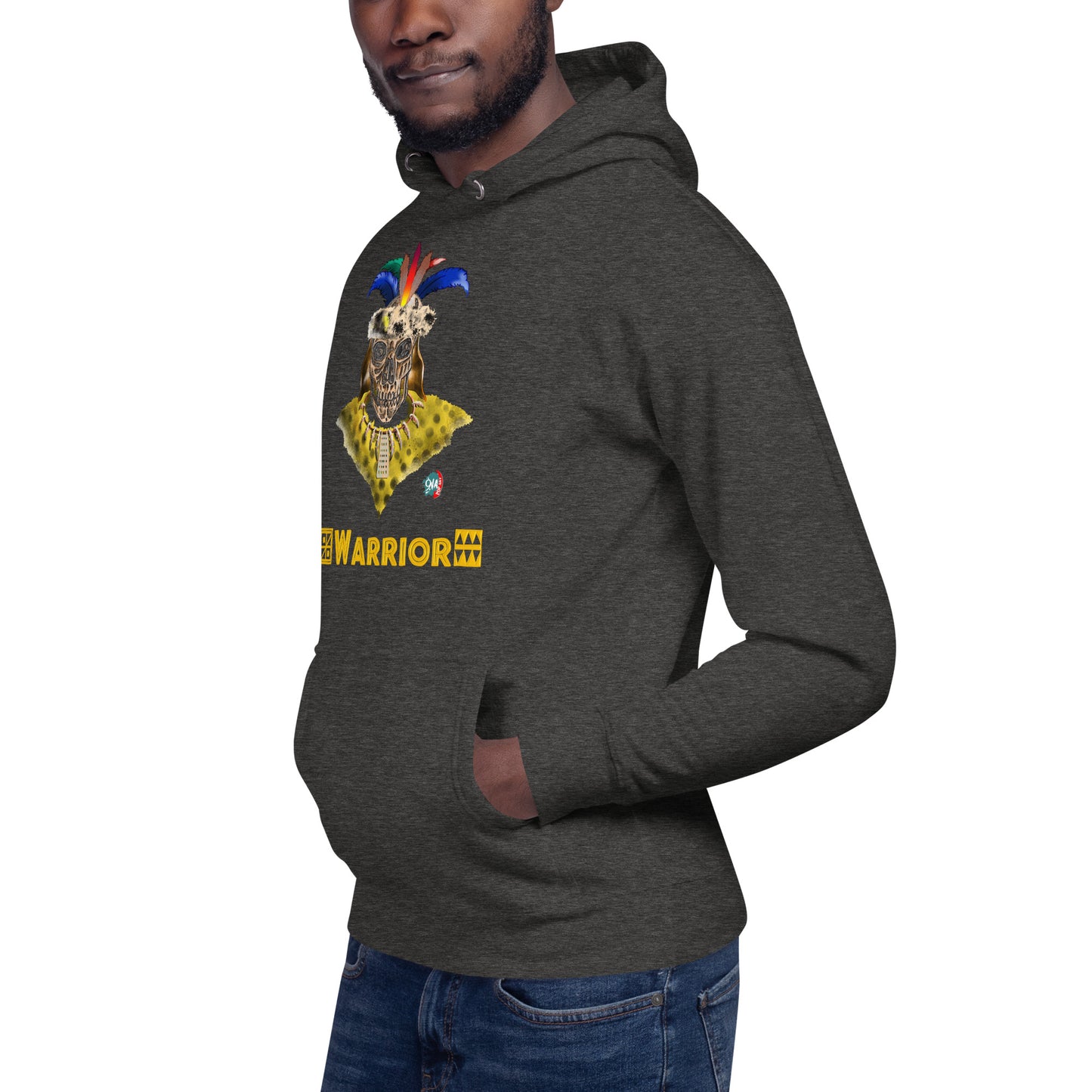 Unisex Hoodie warrior: Zulu - 9ja Pop Art Custom T-Shirt/Wearable Art Store