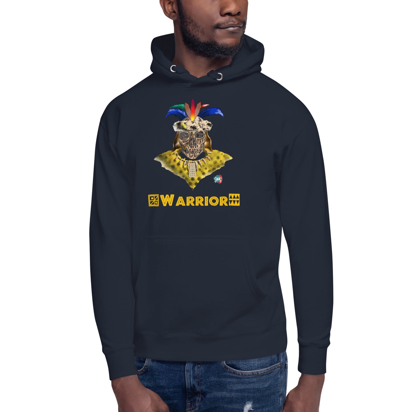 Unisex Hoodie warrior: Zulu - 9ja Pop Art Custom T-Shirt/Wearable Art Store