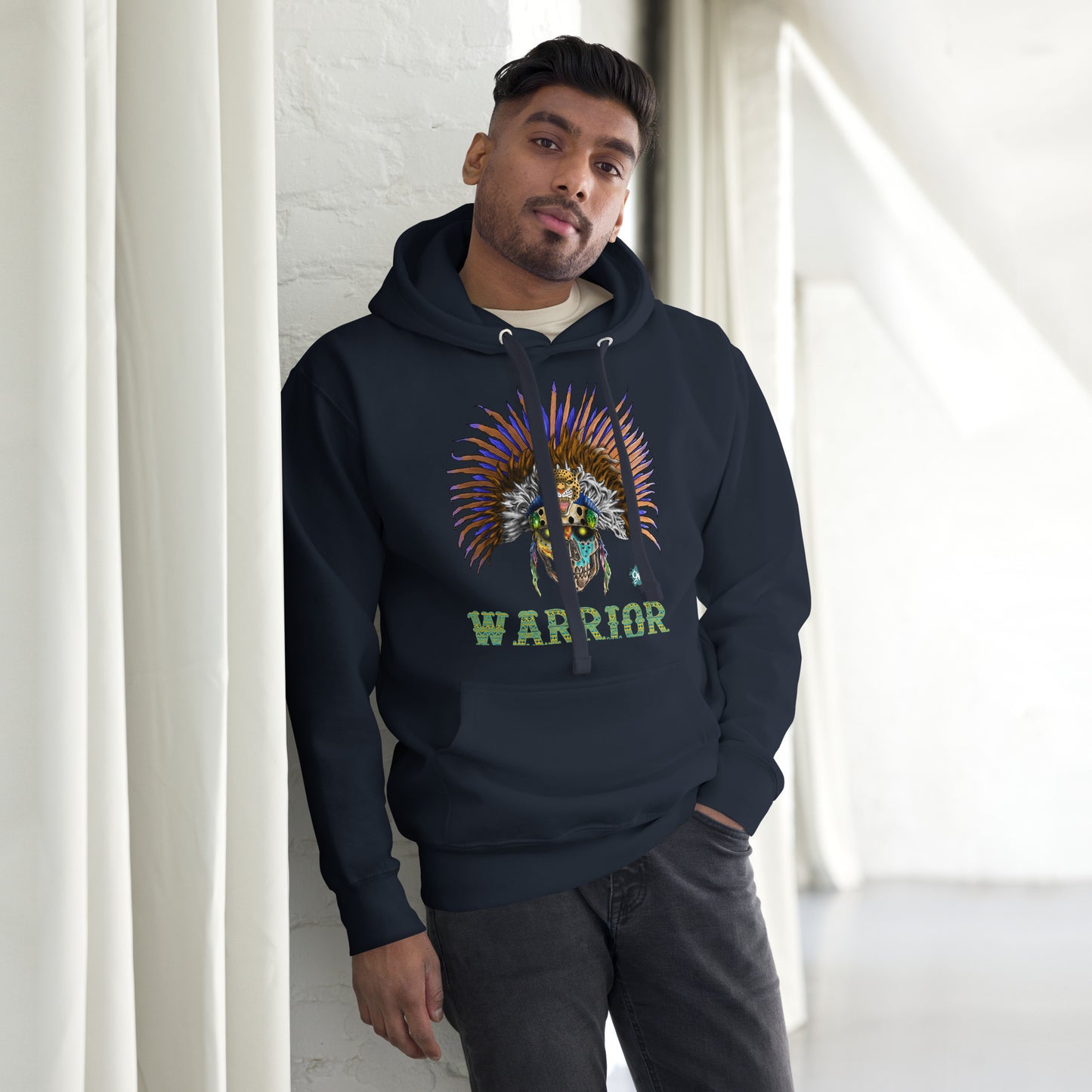 Unisex Hoodie Warrior: Mayan - 9ja Pop Art Custom T-Shirt/Wearable Art Store