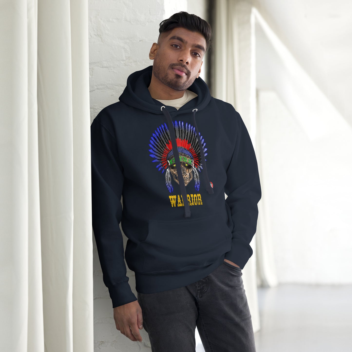 Unisex Hoodie Warrior: American - 9ja Pop Art Custom T-Shirt/Wearable Art Store