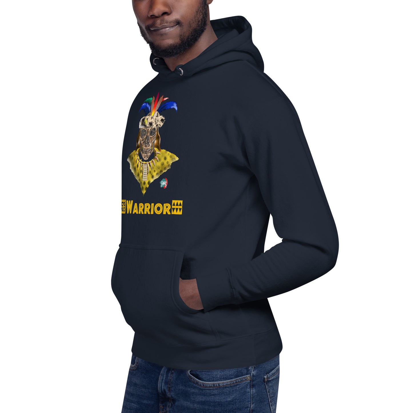 Unisex Hoodie warrior: Zulu - 9ja Pop Art Custom T-Shirt/Wearable Art Store