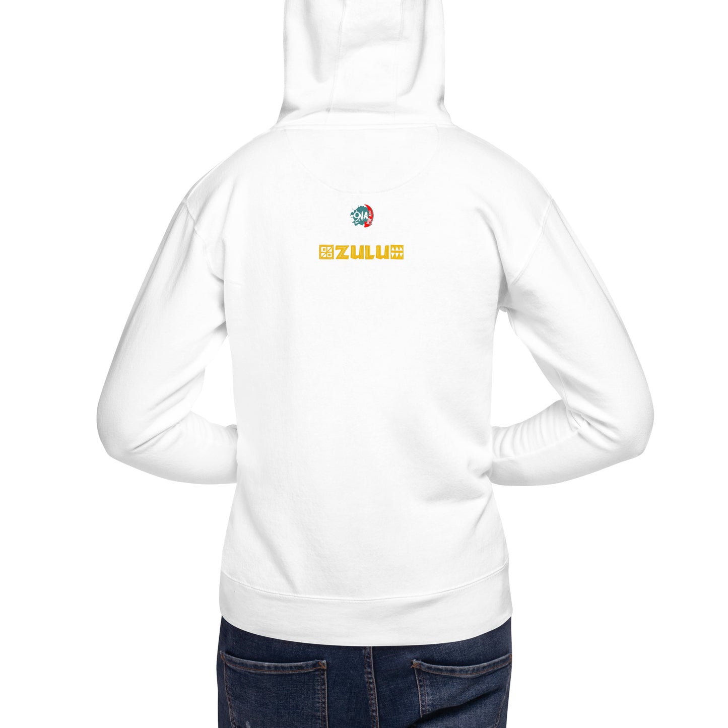 Unisex Hoodie warrior: Zulu - 9ja Pop Art Custom T-Shirt/Wearable Art Store