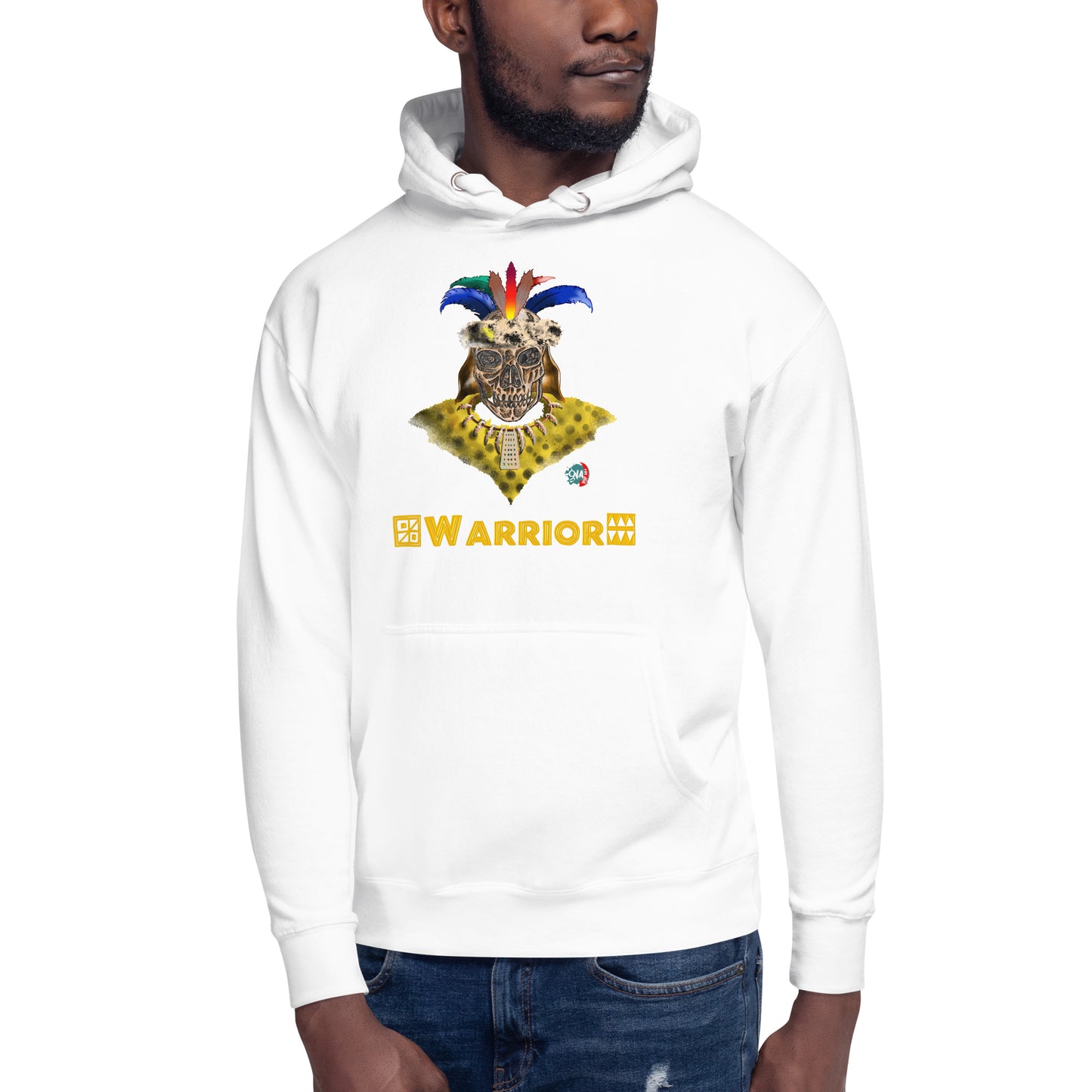 Unisex Hoodie warrior: Zulu - 9ja Pop Art Custom T-Shirt/Wearable Art Store