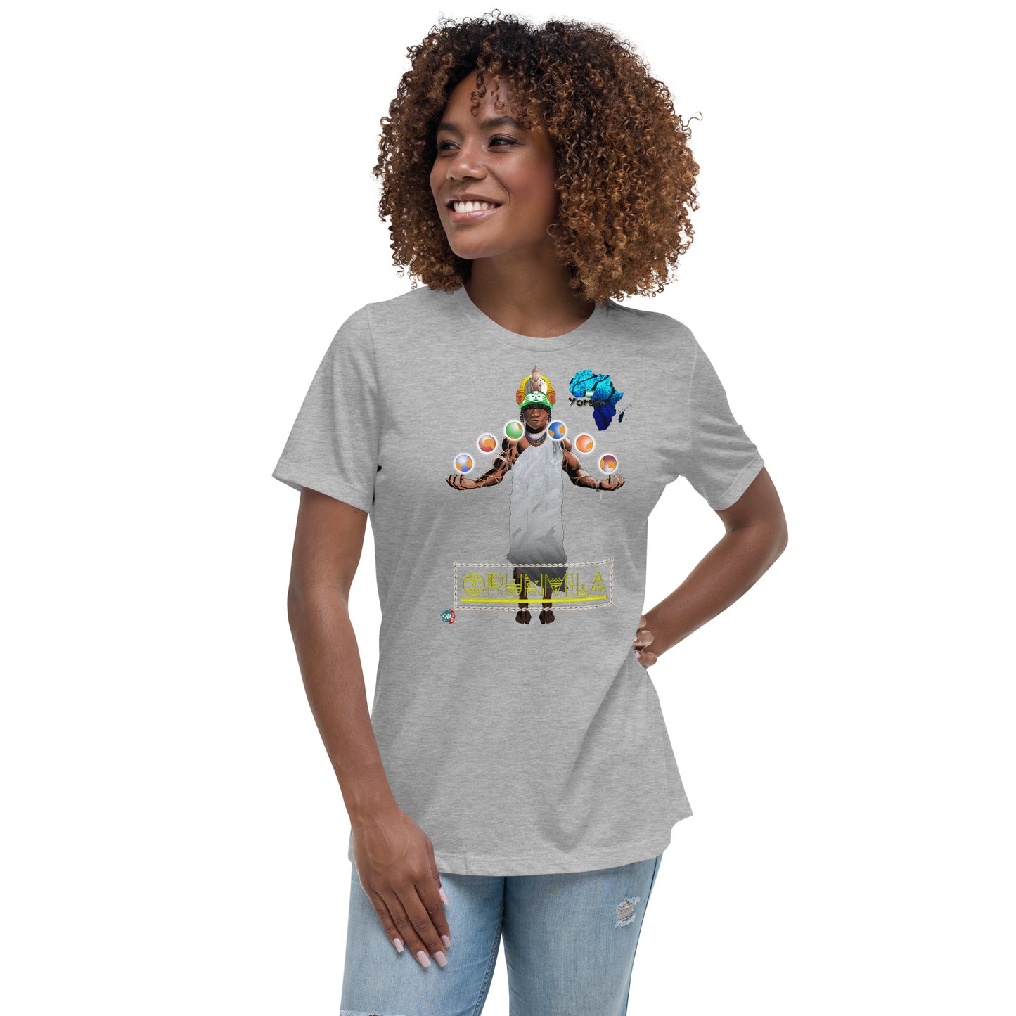 Women's Afrikkan Pantheon (African Gods) Orunmila graphic t-shirt