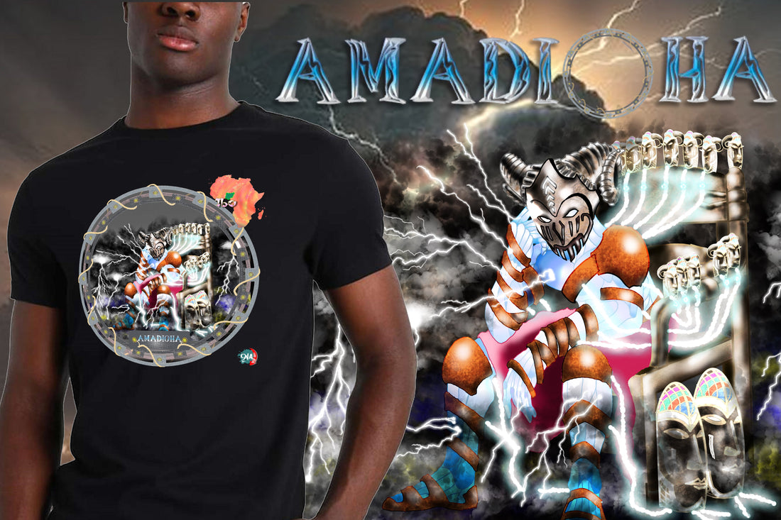 Amadioha, new addition to the Afrikkan Pantheon graphics line