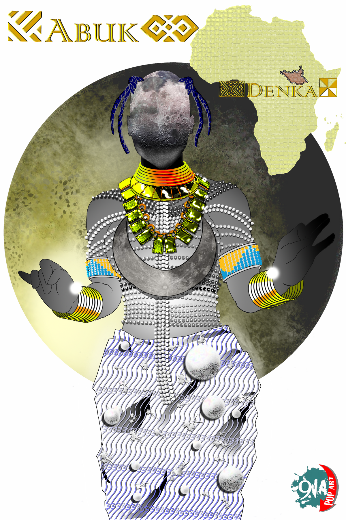 Women's Afrikkan Pantheon (African Gods) Abuk t-shirt
