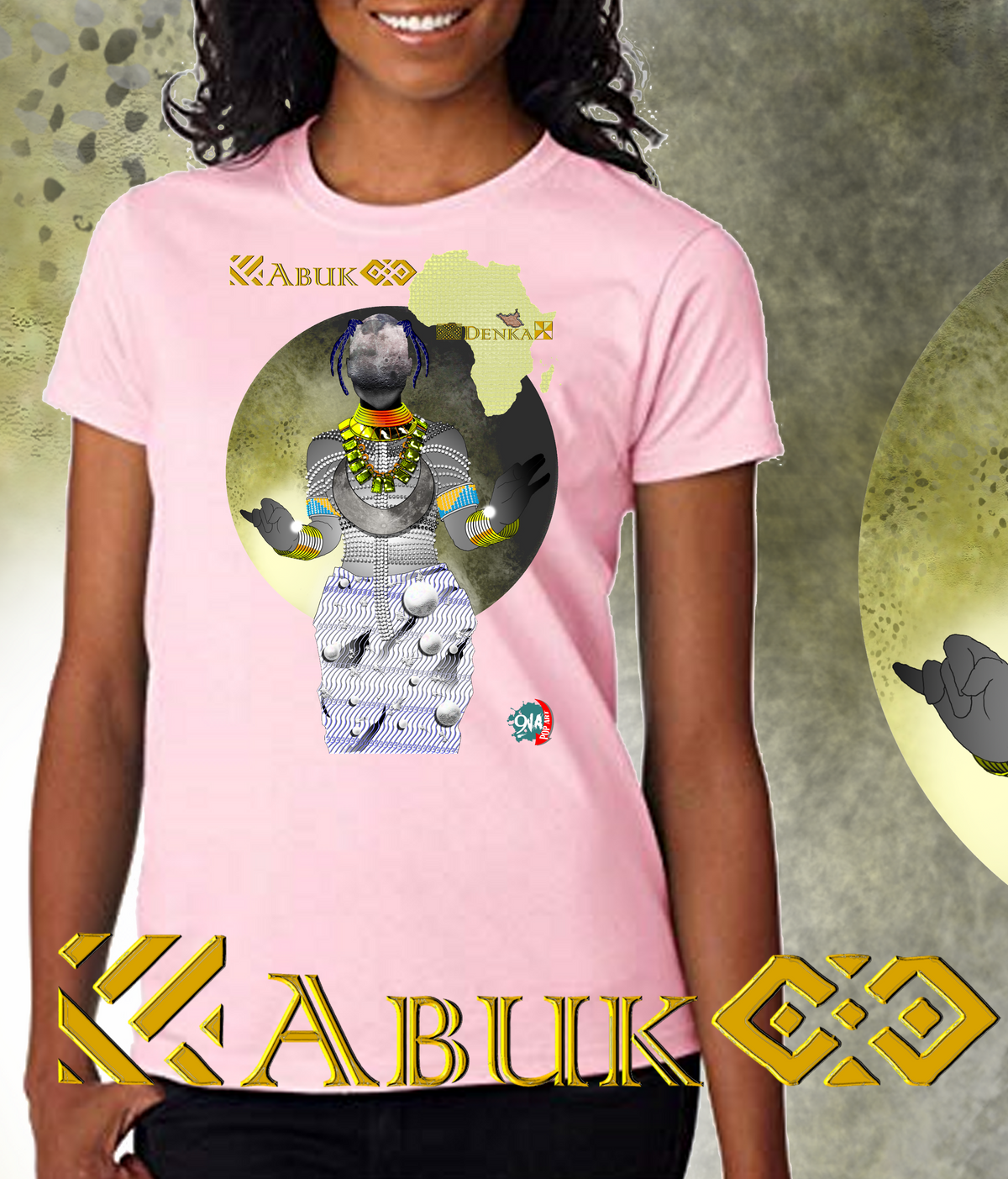 Women's Afrikkan Pantheon (African Gods) Abuk t-shirt