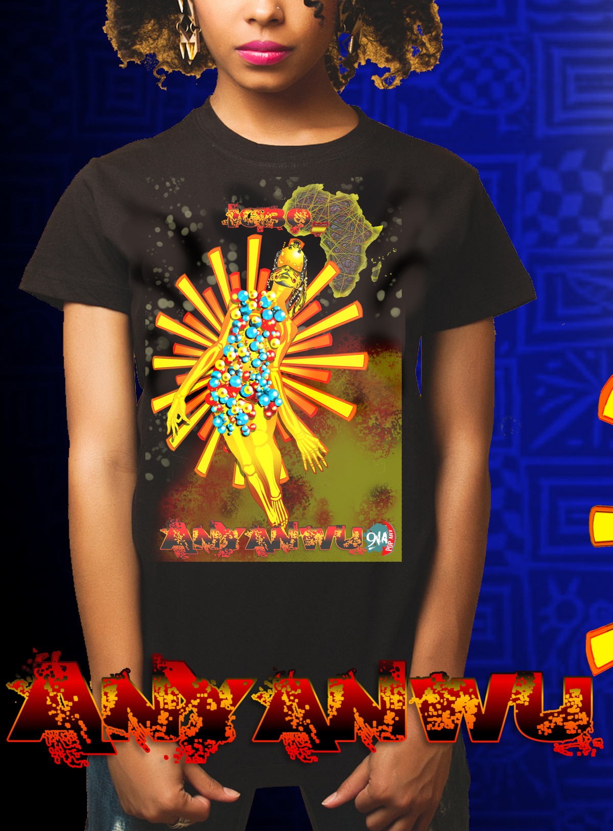 Women's Afrikkan Pantheon (African Gods) Anyanwu t-shirt