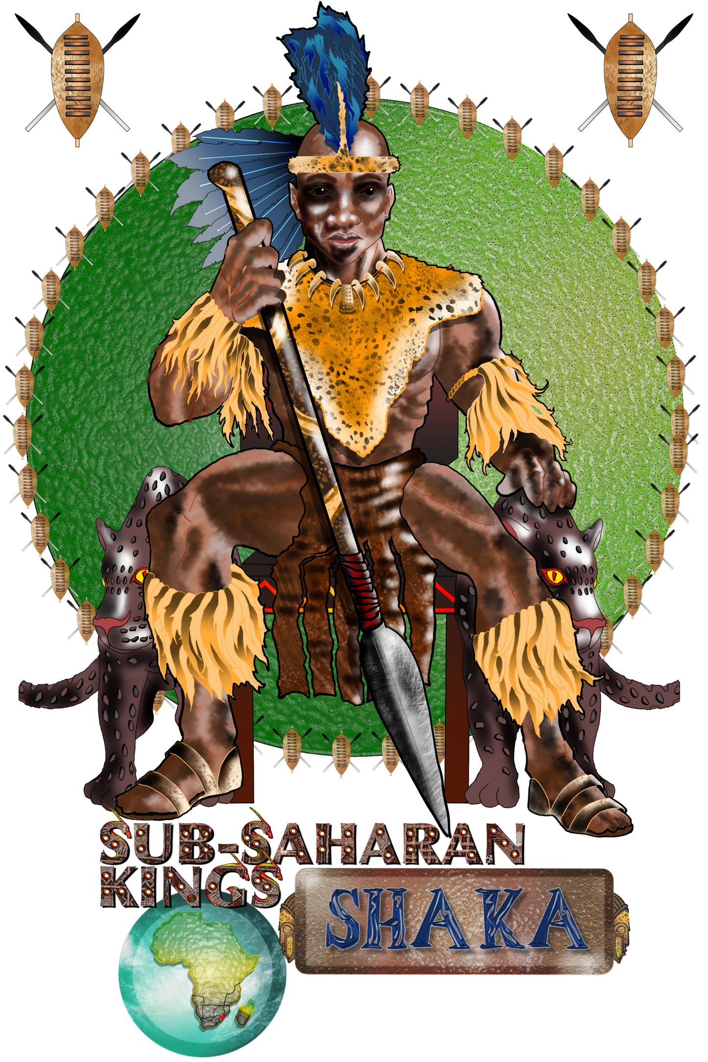 Shaka Zulu Emperor unisex classic tee