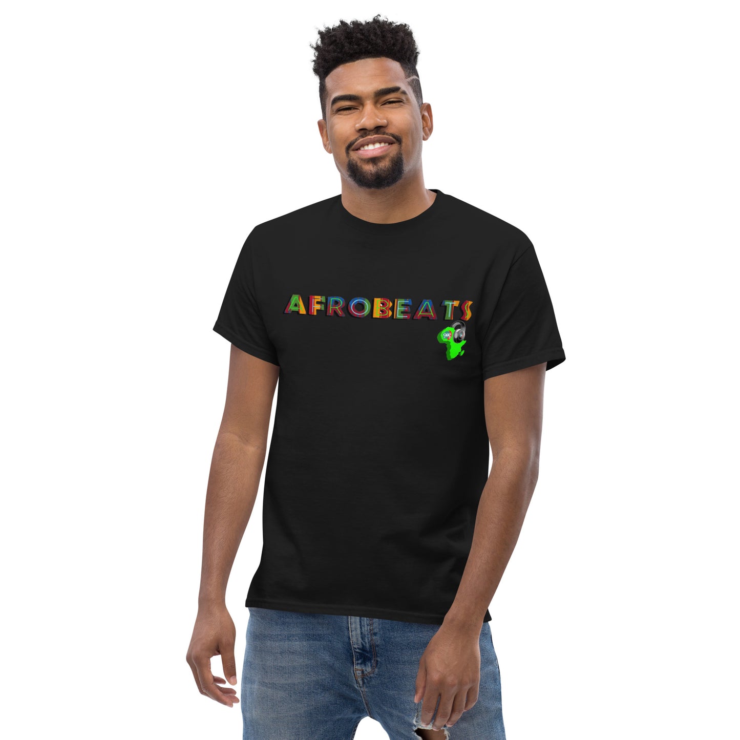 Men's "Adire" Afrobeats design - 9ja Pop Art Custom T-Shirt/Wearable Art Store