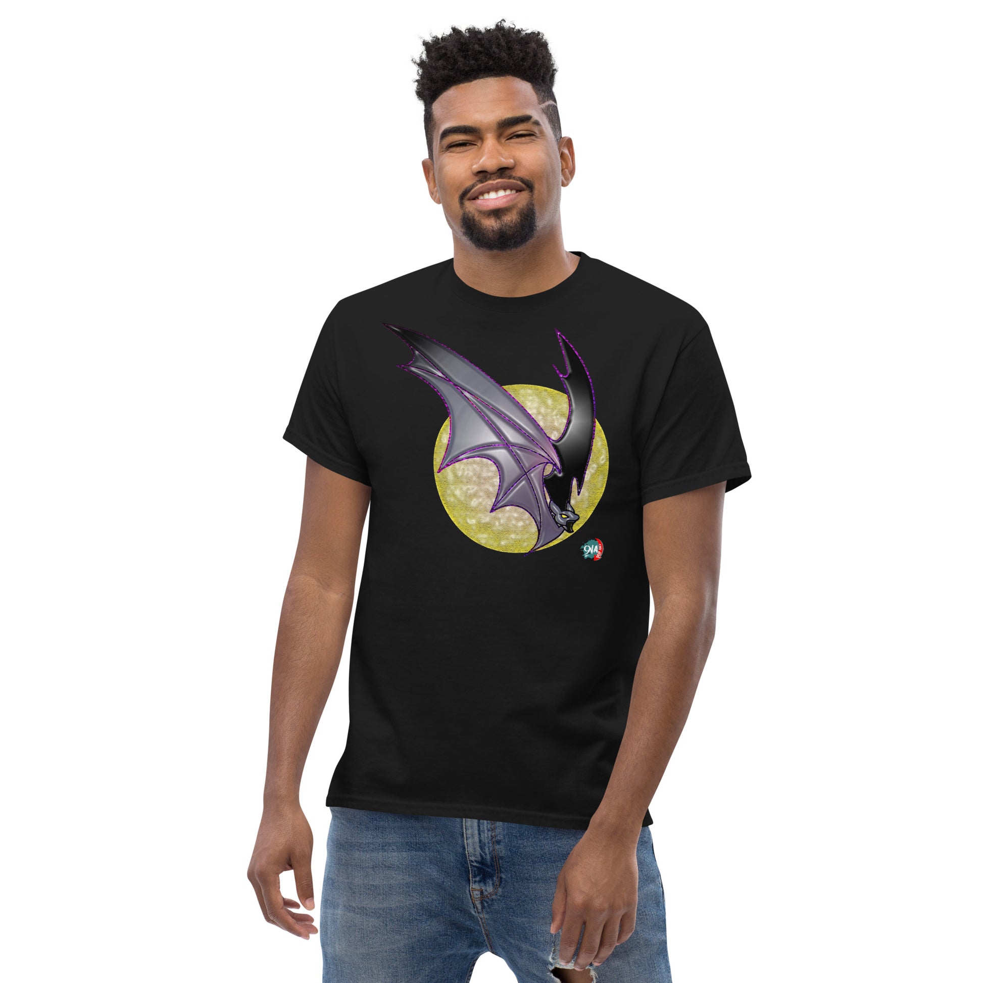 Bat Doodle Bad Moon - 9ja Pop Art Custom T-Shirt/Wearable Art Store