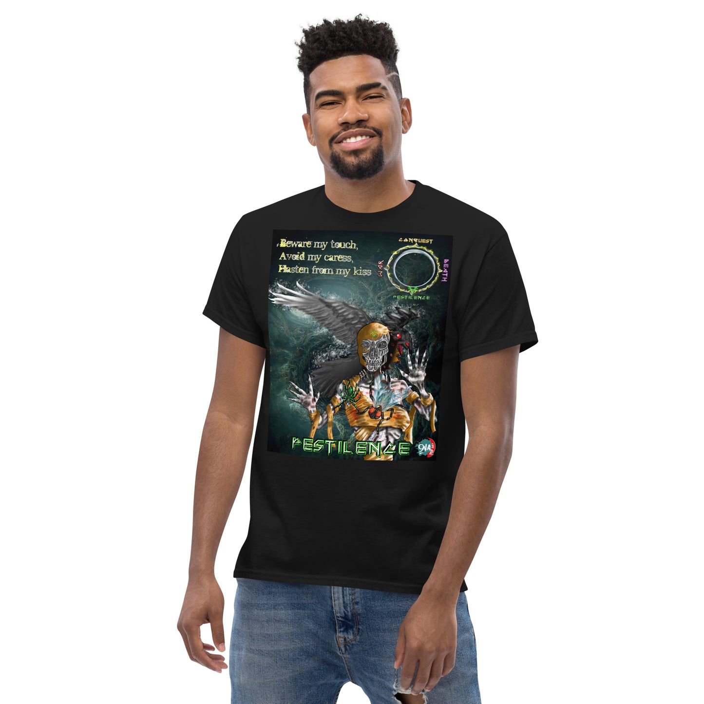 Four Horsemen of the Apocalypse: Pestilence unisex graphic t-shirt