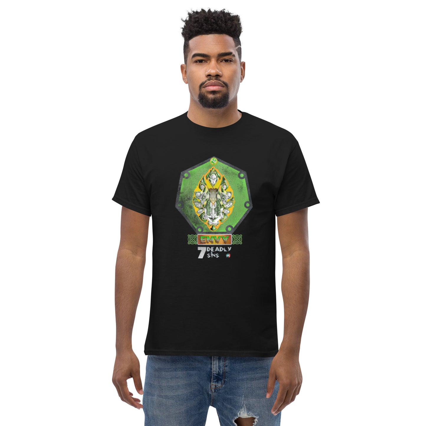 7 Deadly Sins Graphics Line - ENVY - 9ja Pop Art Custom T-Shirt/Wearable Art Store