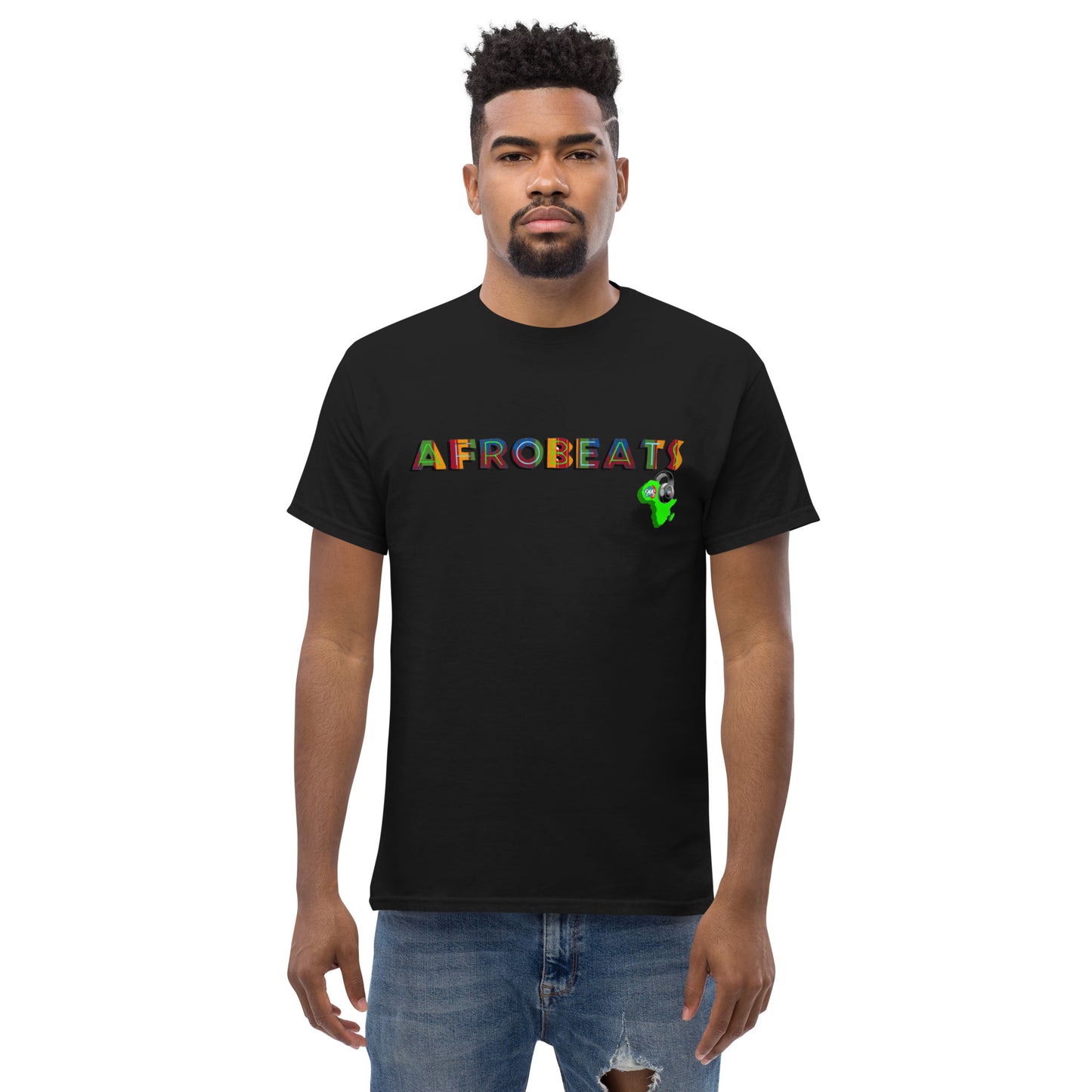 Men's "Adire" Afrobeats design - 9ja Pop Art Custom T-Shirt/Wearable Art Store