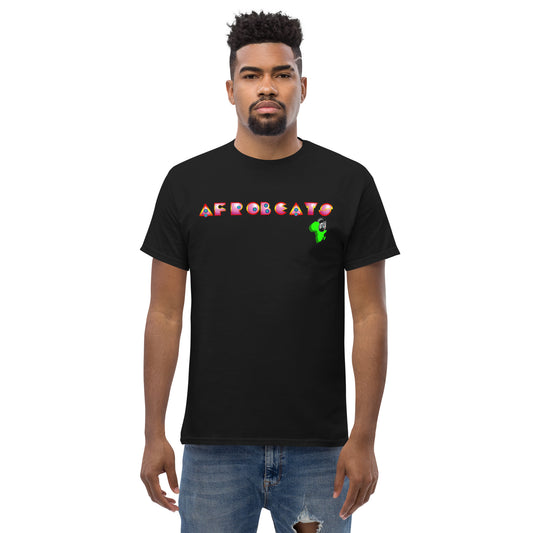 Men's Magenta Deco Afrobeats design - 9ja Pop Art Custom T-Shirt/Wearable Art Store