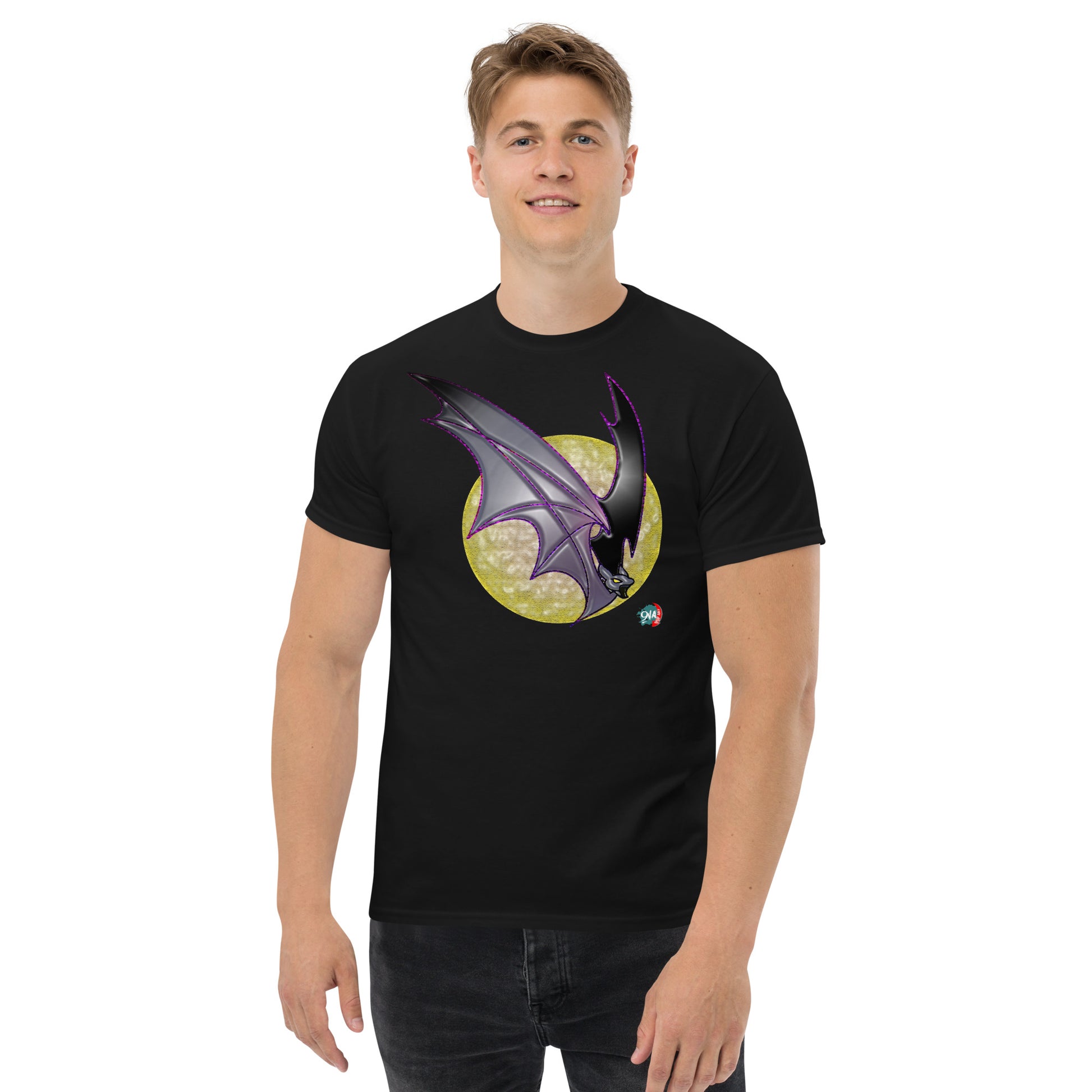 Bat Doodle Bad Moon - 9ja Pop Art Custom T-Shirt/Wearable Art Store