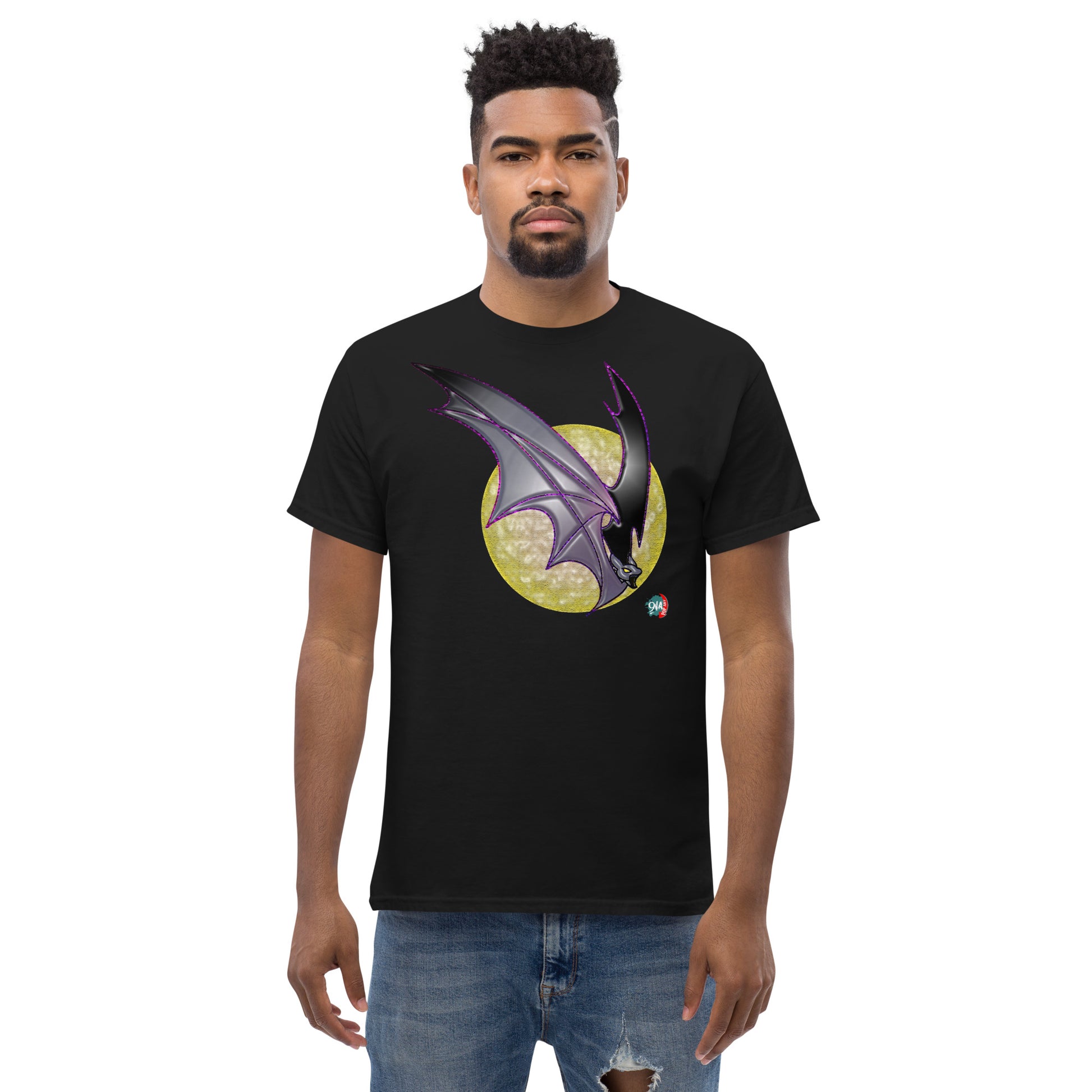 Bat Doodle Bad Moon - 9ja Pop Art Custom T-Shirt/Wearable Art Store