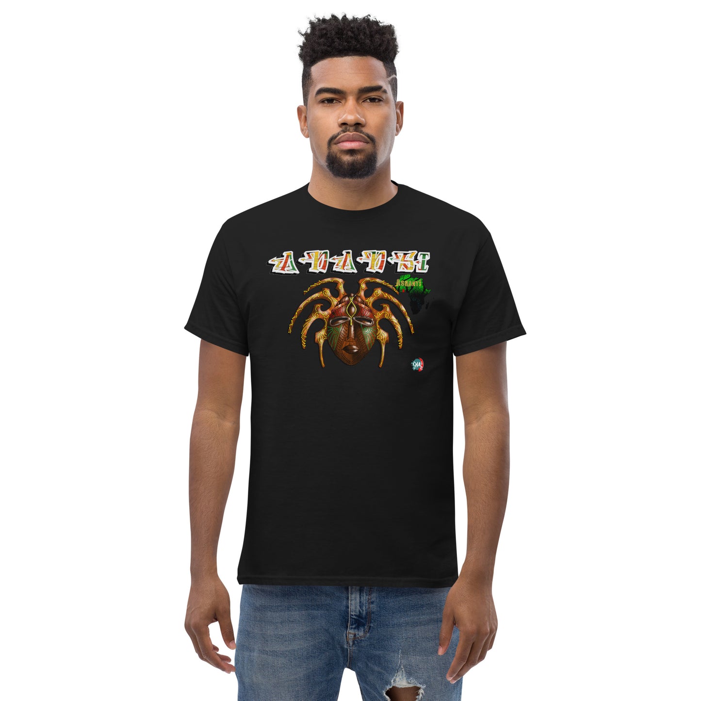 Men's Afrikkan Pantheon Anansi t-shirt - 9ja Pop Art Custom T-Shirt/Wearable Art Store