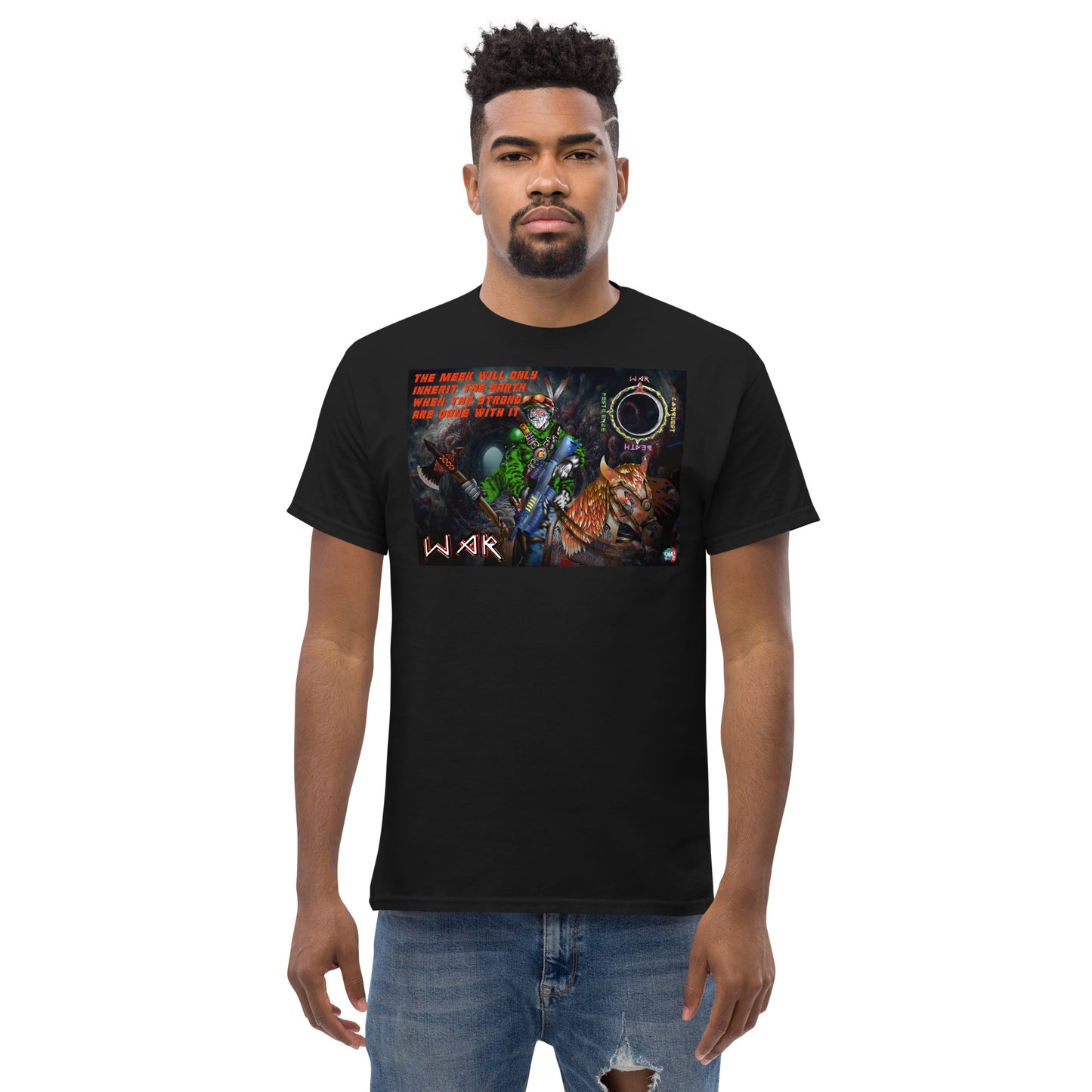 Four Horsemen of the Apocalypse: War unisex graphic t-shirt