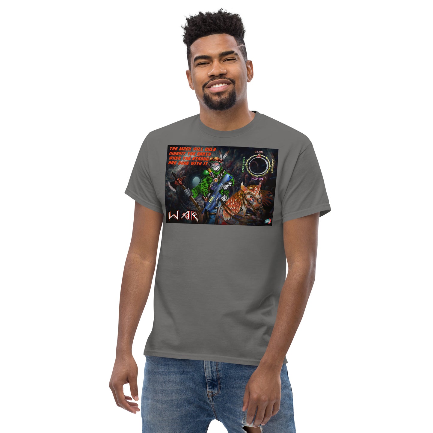 Four Horsemen of the Apocalypse: War unisex graphic t-shirt