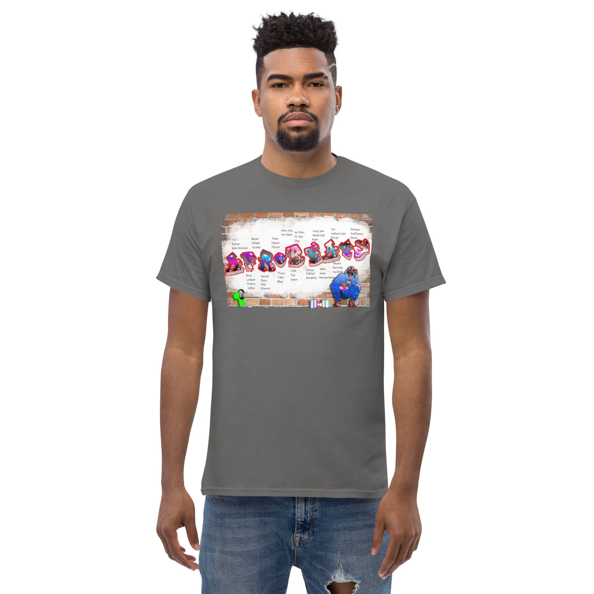 Men's Graffiti Afrobeats design - 9ja Pop Art Custom T-Shirt/Wearable Art Store