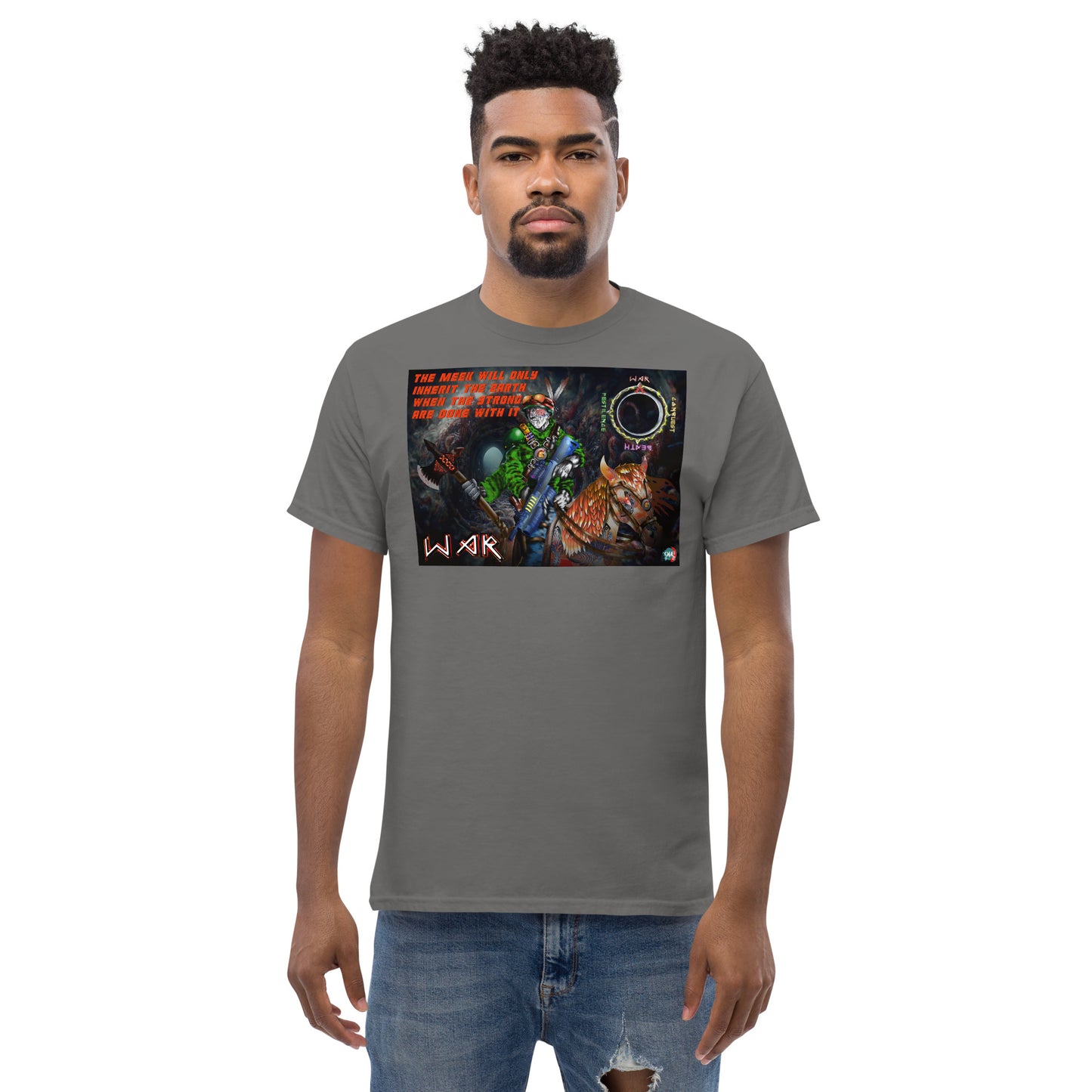 Four Horsemen of the Apocalypse: War unisex graphic t-shirt