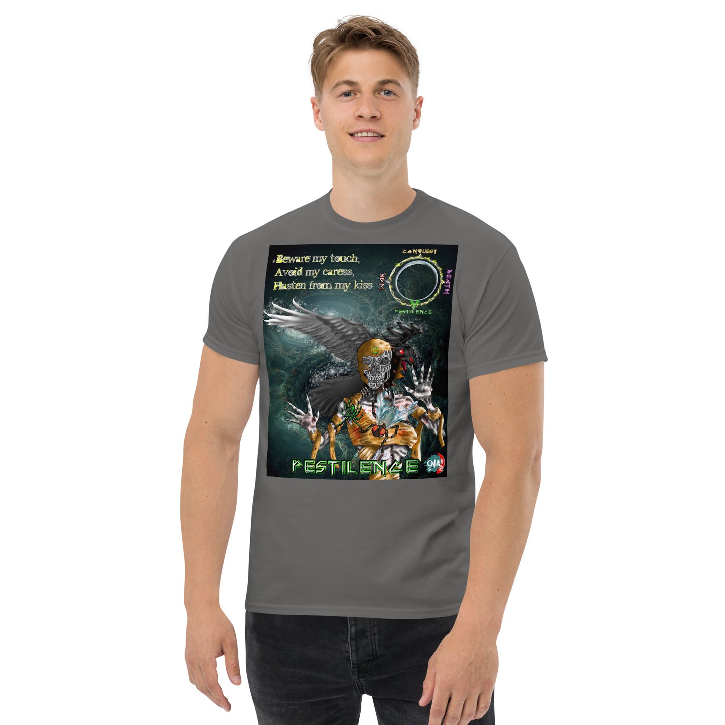 Four Horsemen of the Apocalypse: Pestilence unisex graphic t-shirt