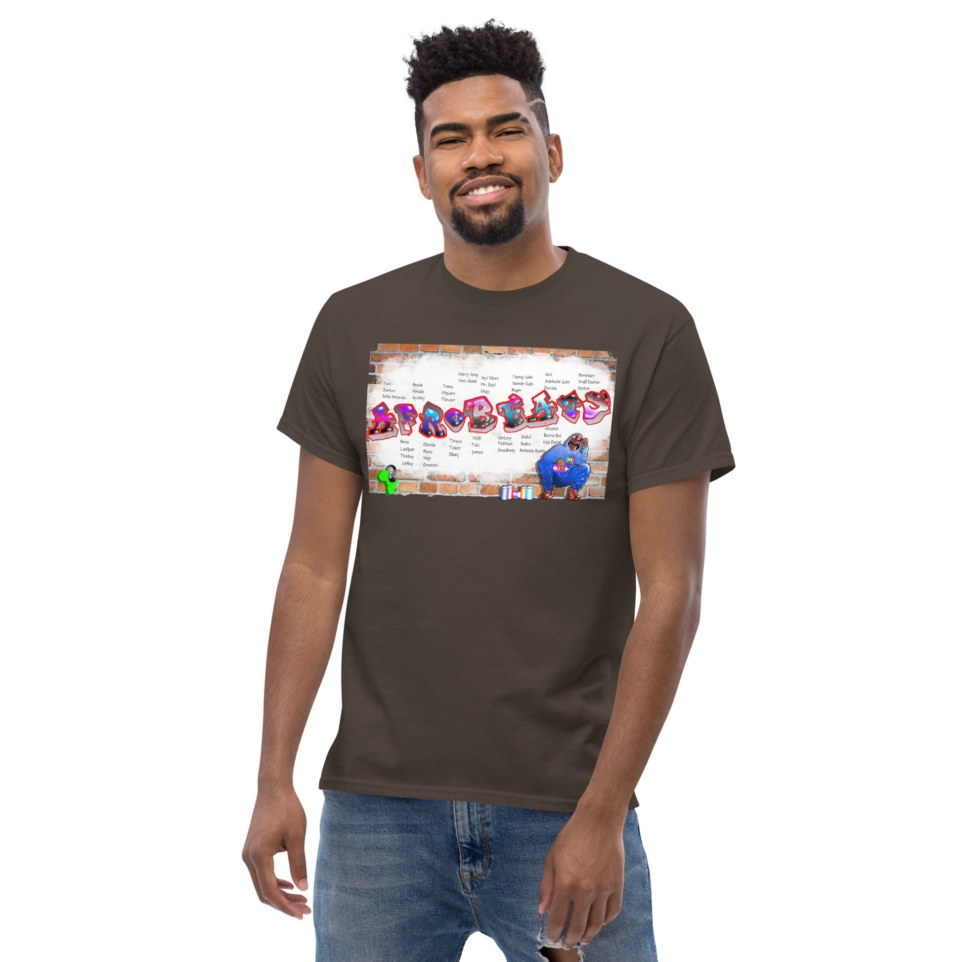 Men's Graffiti Afrobeats design - 9ja Pop Art Custom T-Shirt/Wearable Art Store