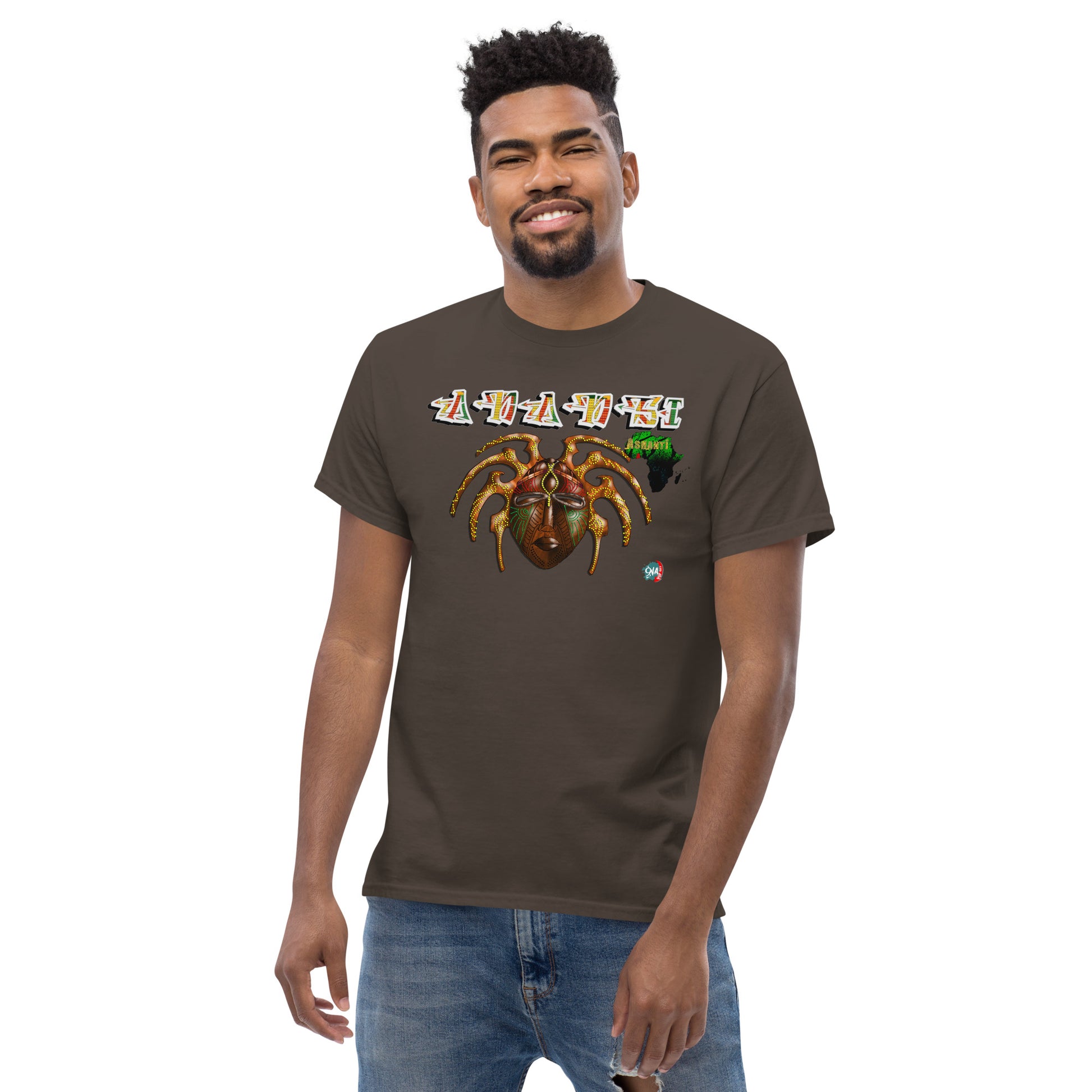 Men's Afrikkan Pantheon Anansi t-shirt - 9ja Pop Art Custom T-Shirt/Wearable Art Store