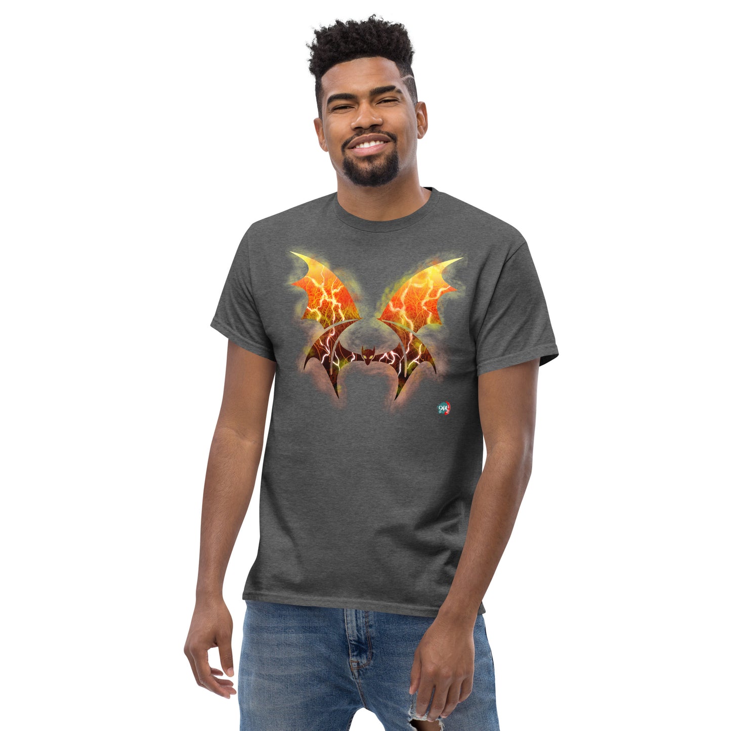 Bat Doodle Elemental Series: Fire - 9ja Pop Art Custom T-Shirt/Wearable Art Store