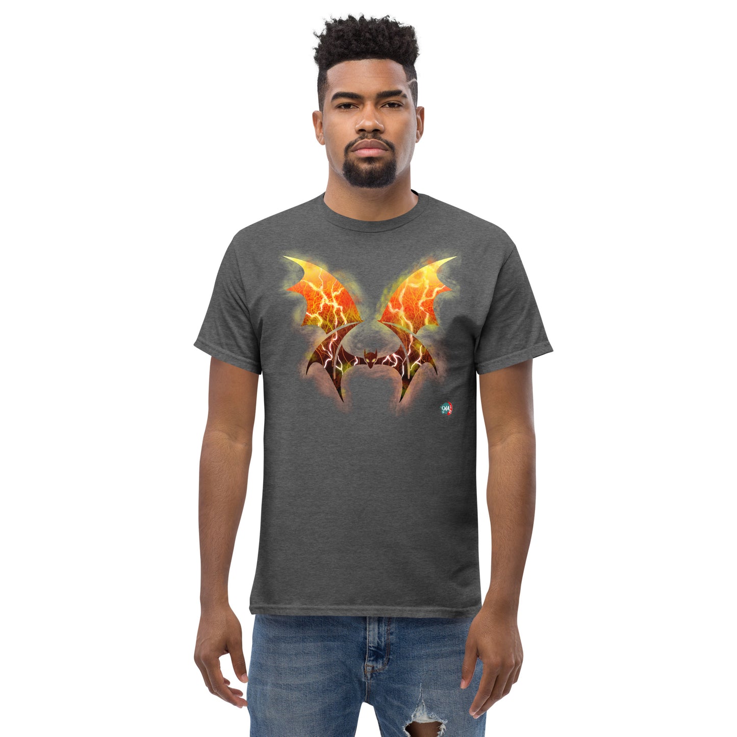 Bat Doodle Elemental Series: Fire - 9ja Pop Art Custom T-Shirt/Wearable Art Store