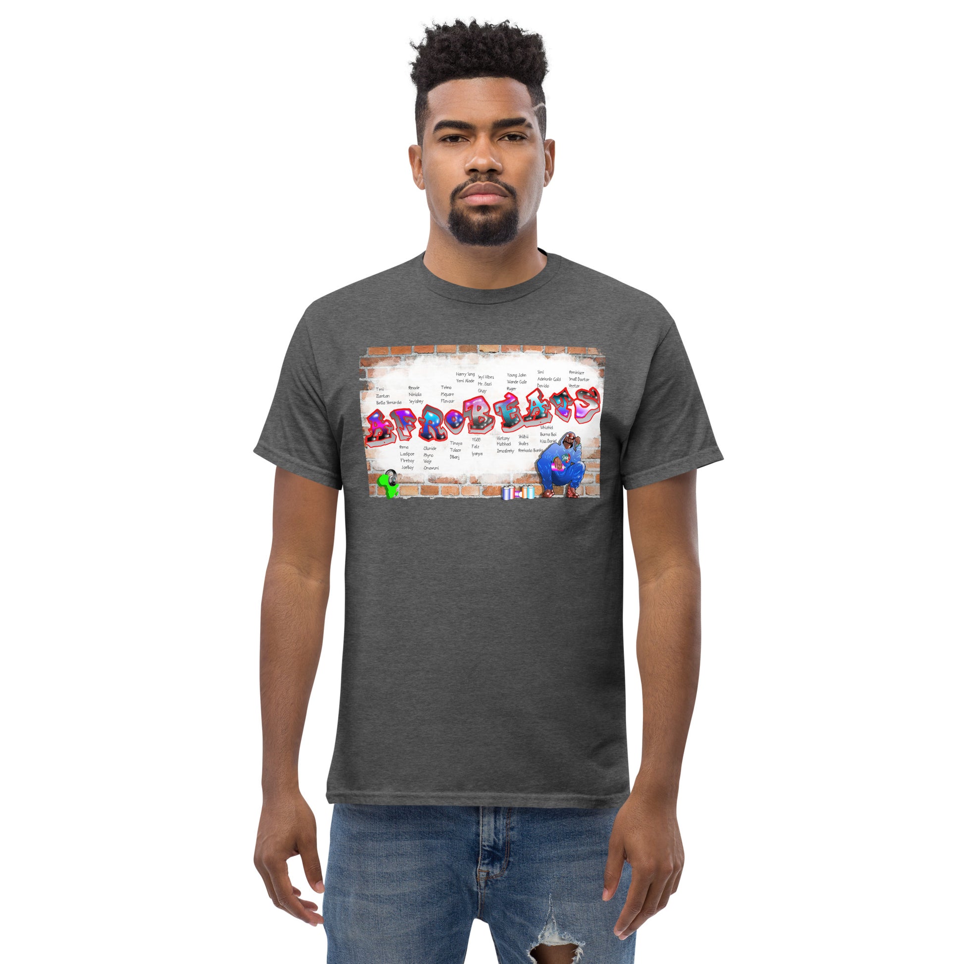 Men's Graffiti Afrobeats design - 9ja Pop Art Custom T-Shirt/Wearable Art Store