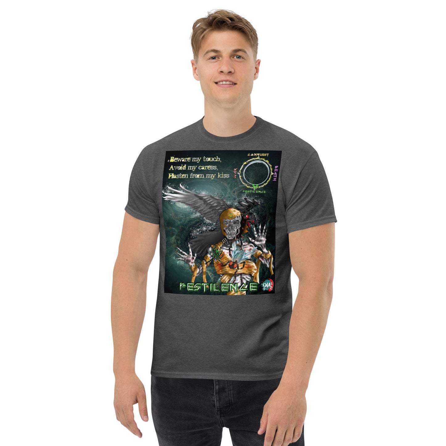 Four Horsemen of the Apocalypse: Pestilence unisex graphic t-shirt