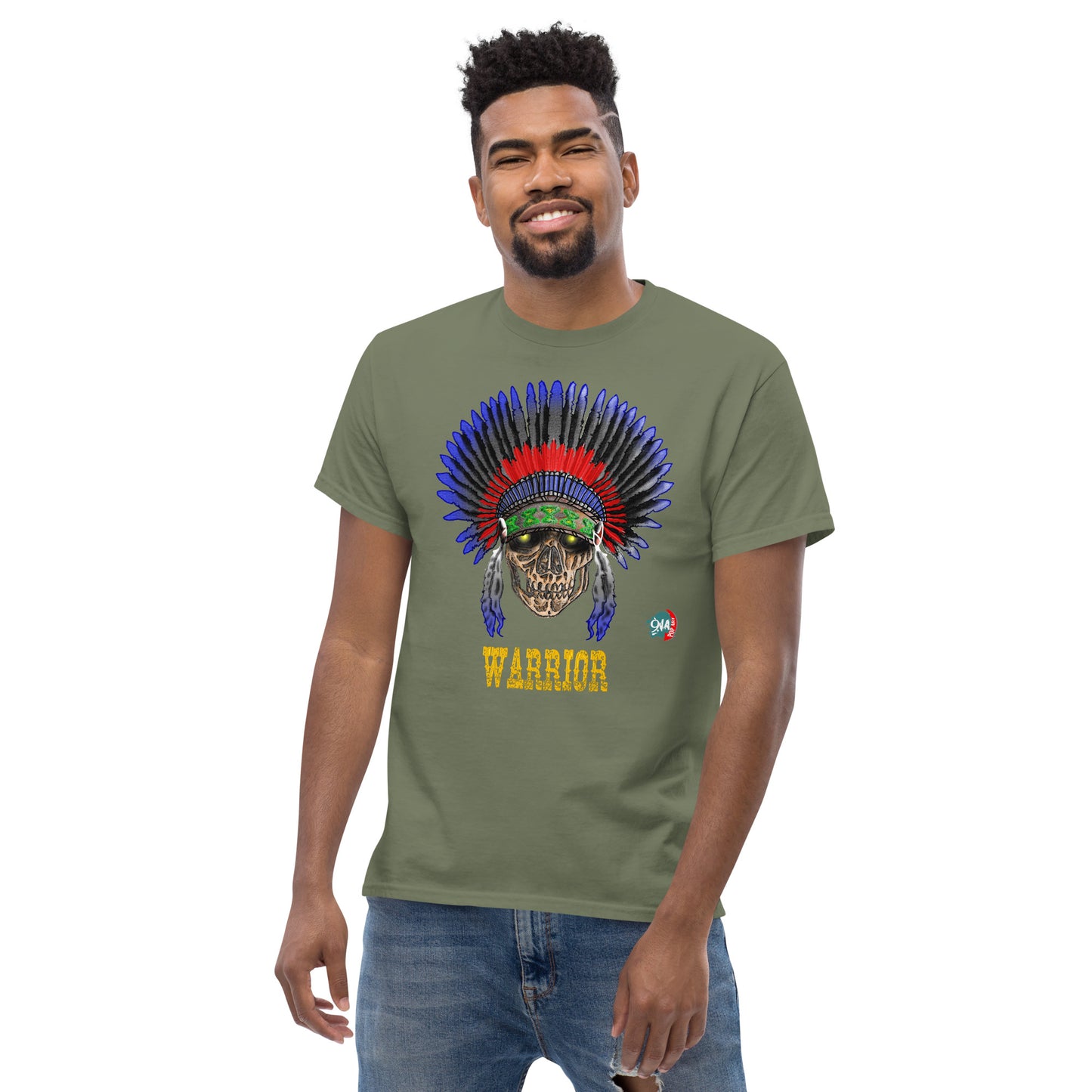 Warrior:  American - 9ja Pop Art Custom T-Shirt/Wearable Art Store