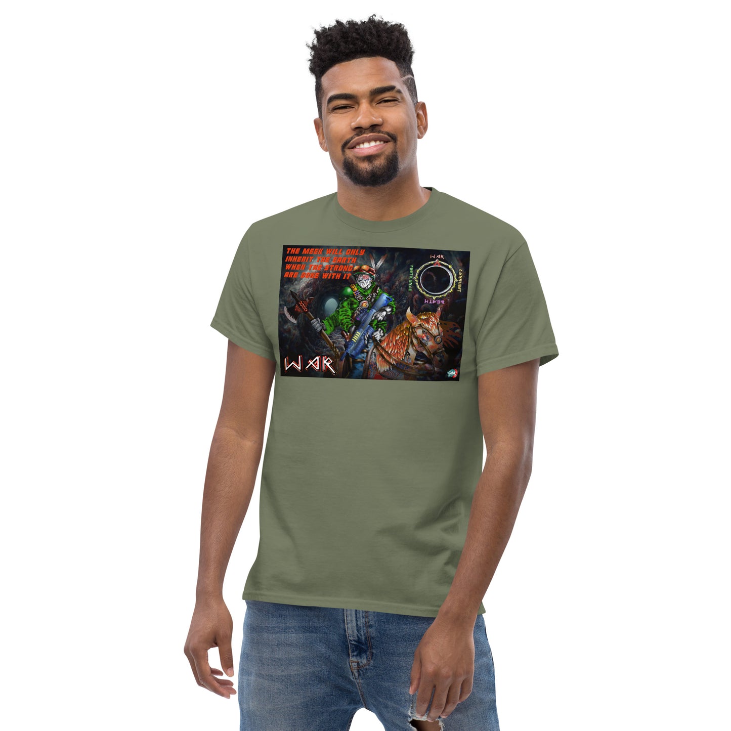 Four Horsemen of the Apocalypse: War unisex graphic t-shirt