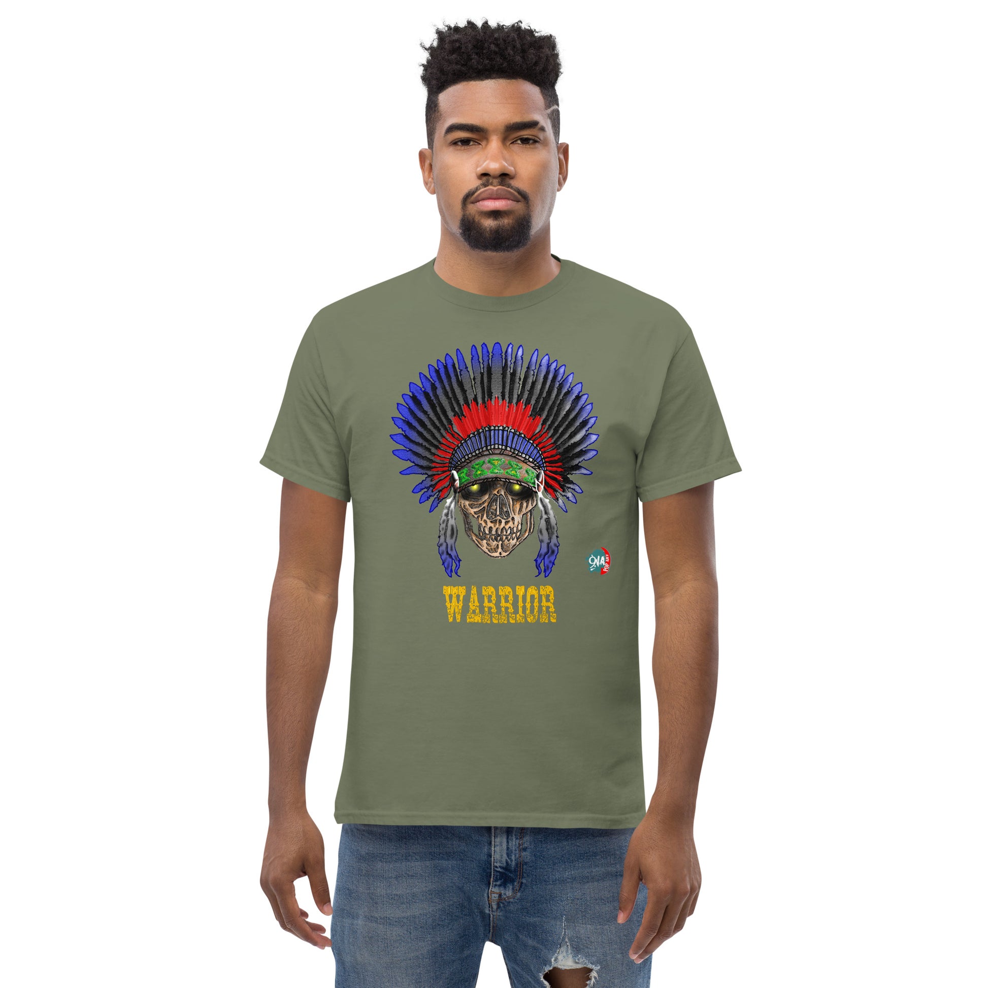 Warrior:  American - 9ja Pop Art Custom T-Shirt/Wearable Art Store