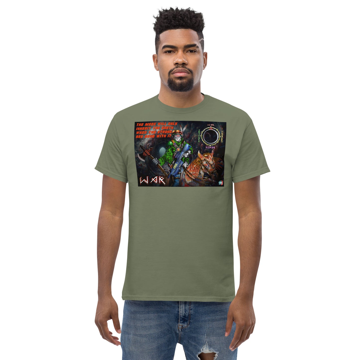 Four Horsemen of the Apocalypse: War unisex graphic t-shirt