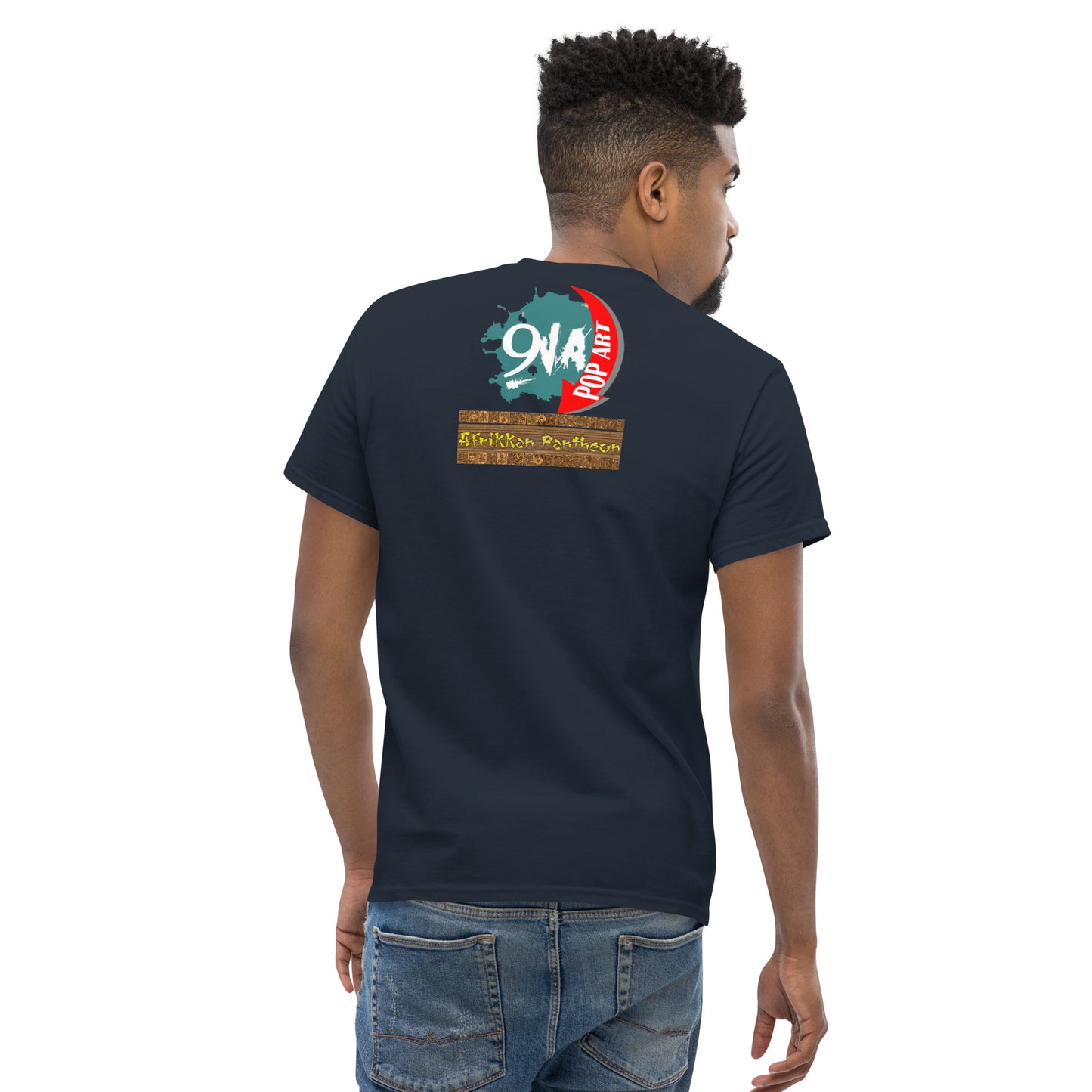 Men's Afrikkan Pantheon Ogún t-shirt - 9ja Pop Art Custom T-Shirt/Wearable Art Store