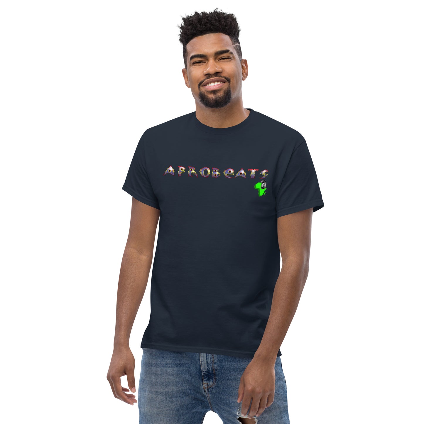 Men's Ebony Afrobeats design - 9ja Pop Art Custom T-Shirt/Wearable Art Store