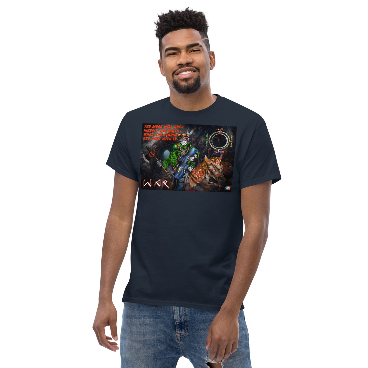 Four Horsemen of the Apocalypse: War unisex graphic t-shirt