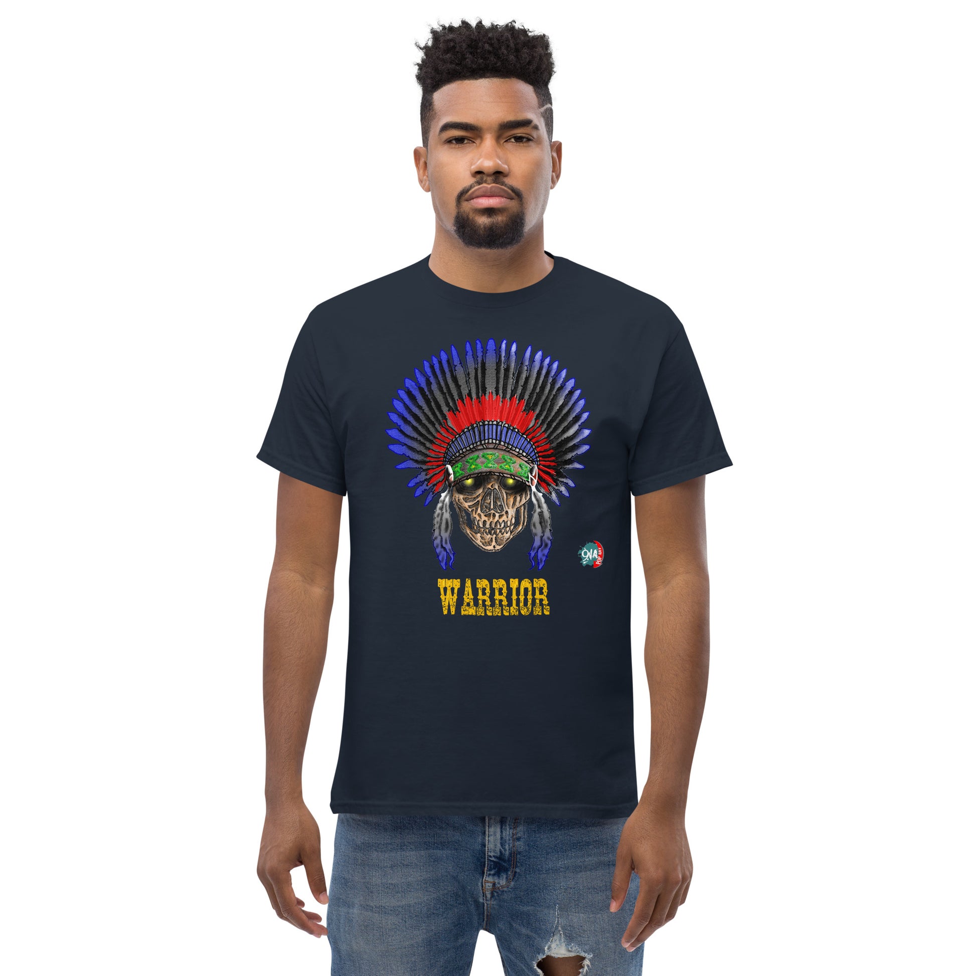 Warrior:  American - 9ja Pop Art Custom T-Shirt/Wearable Art Store