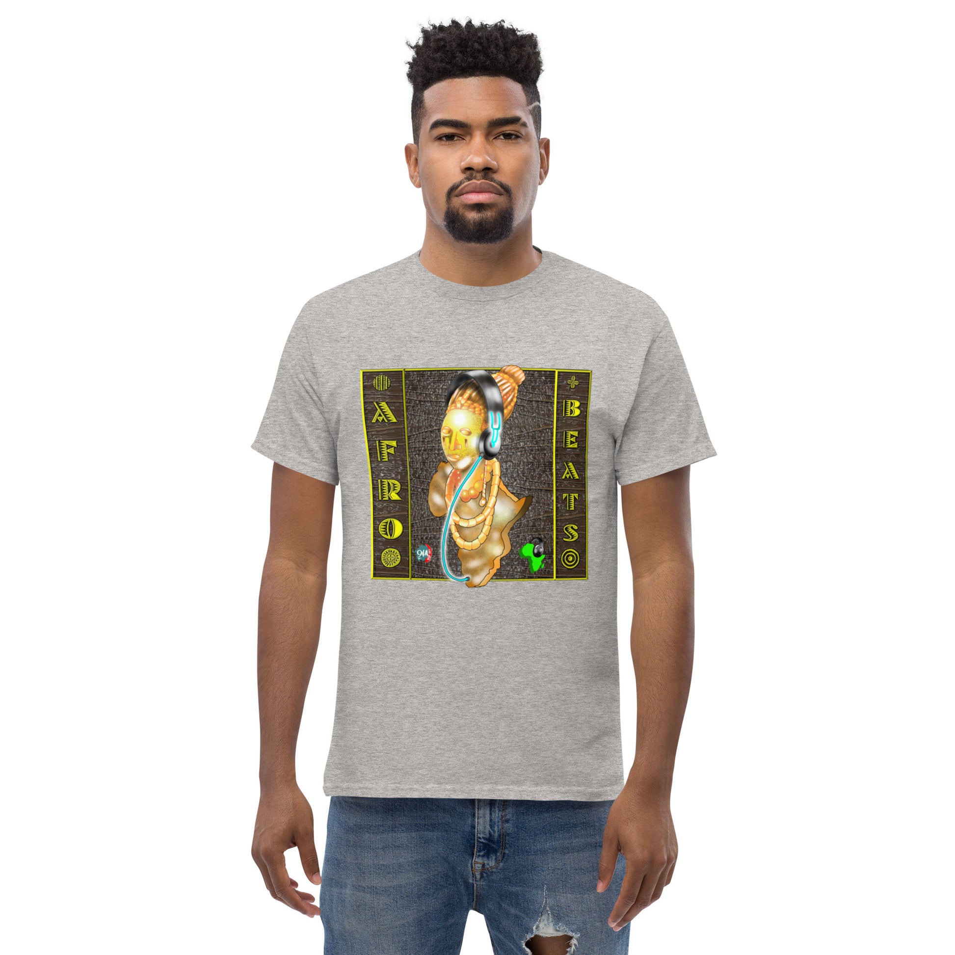 Bronze Queen Afrobeats Men's tee - 9ja Pop Art Custom T-Shirt/Wearable Art Store