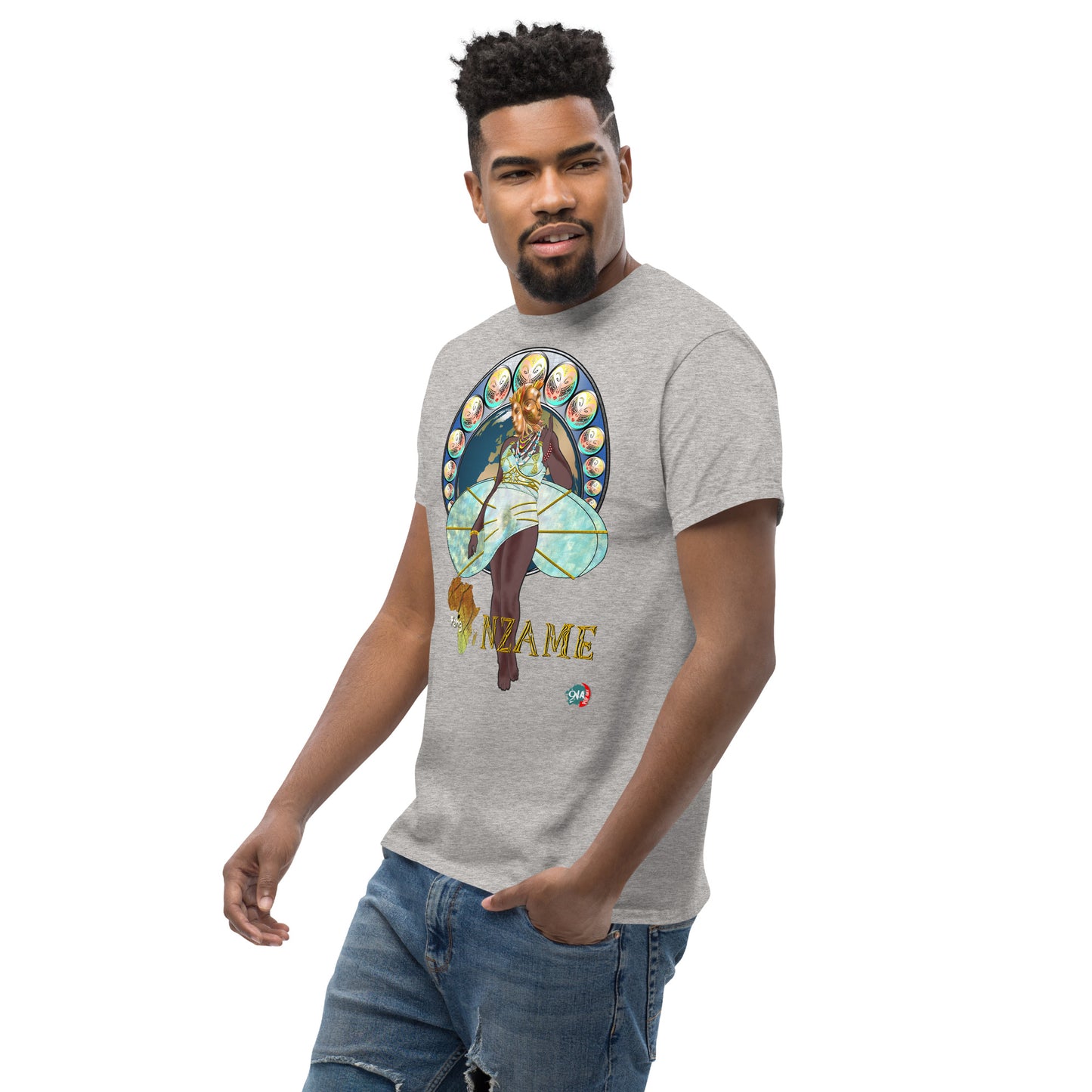 Men's Afrikkan Pantheon (African Gods) Nzame graphic t-shirt