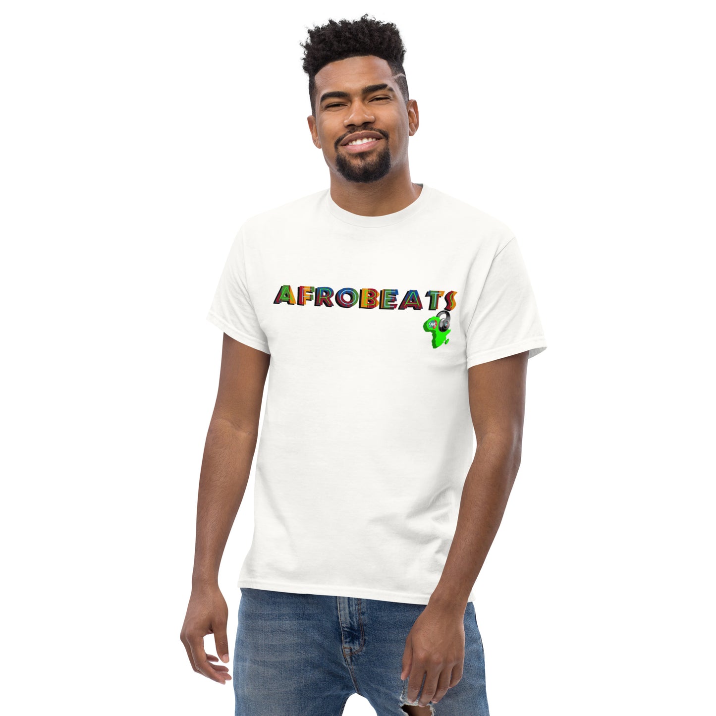 Men's "Adire" Afrobeats design - 9ja Pop Art Custom T-Shirt/Wearable Art Store