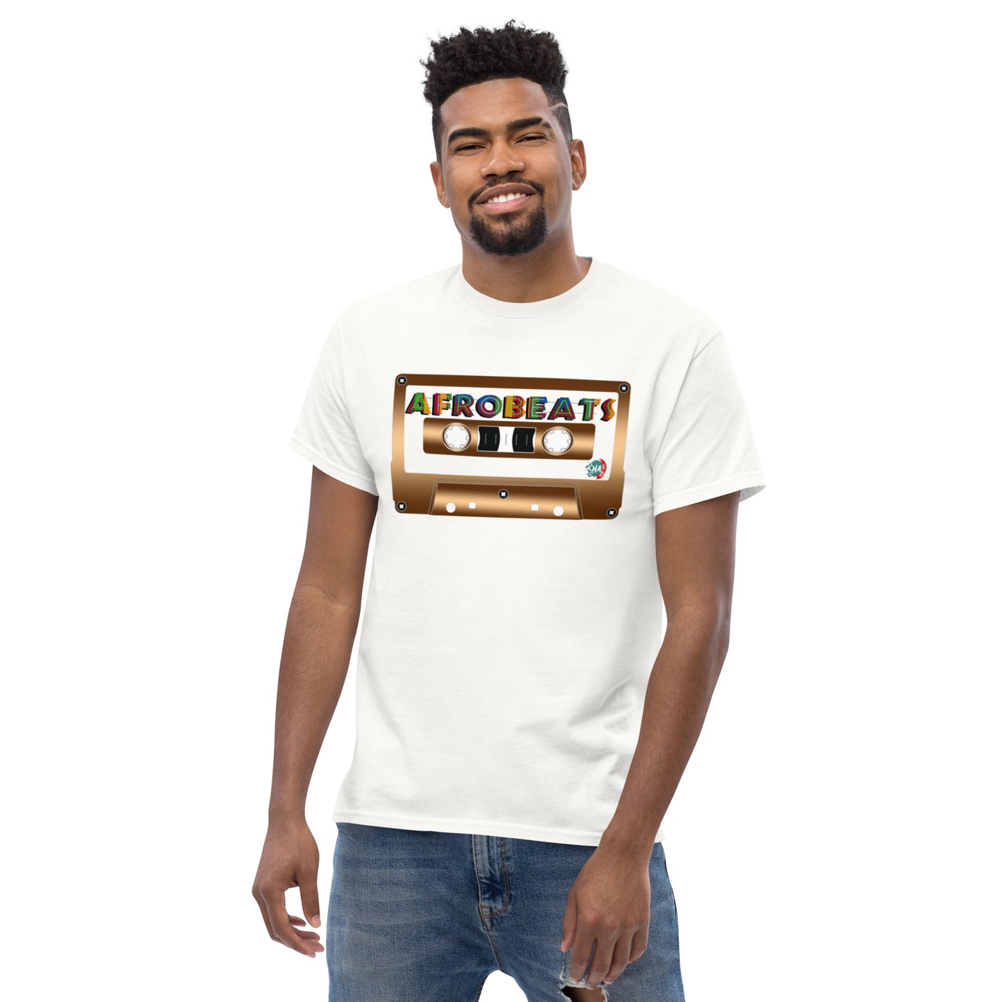 Men's Afrobeats cassette design - 9ja Pop Art Custom T-Shirt/Wearable Art Store